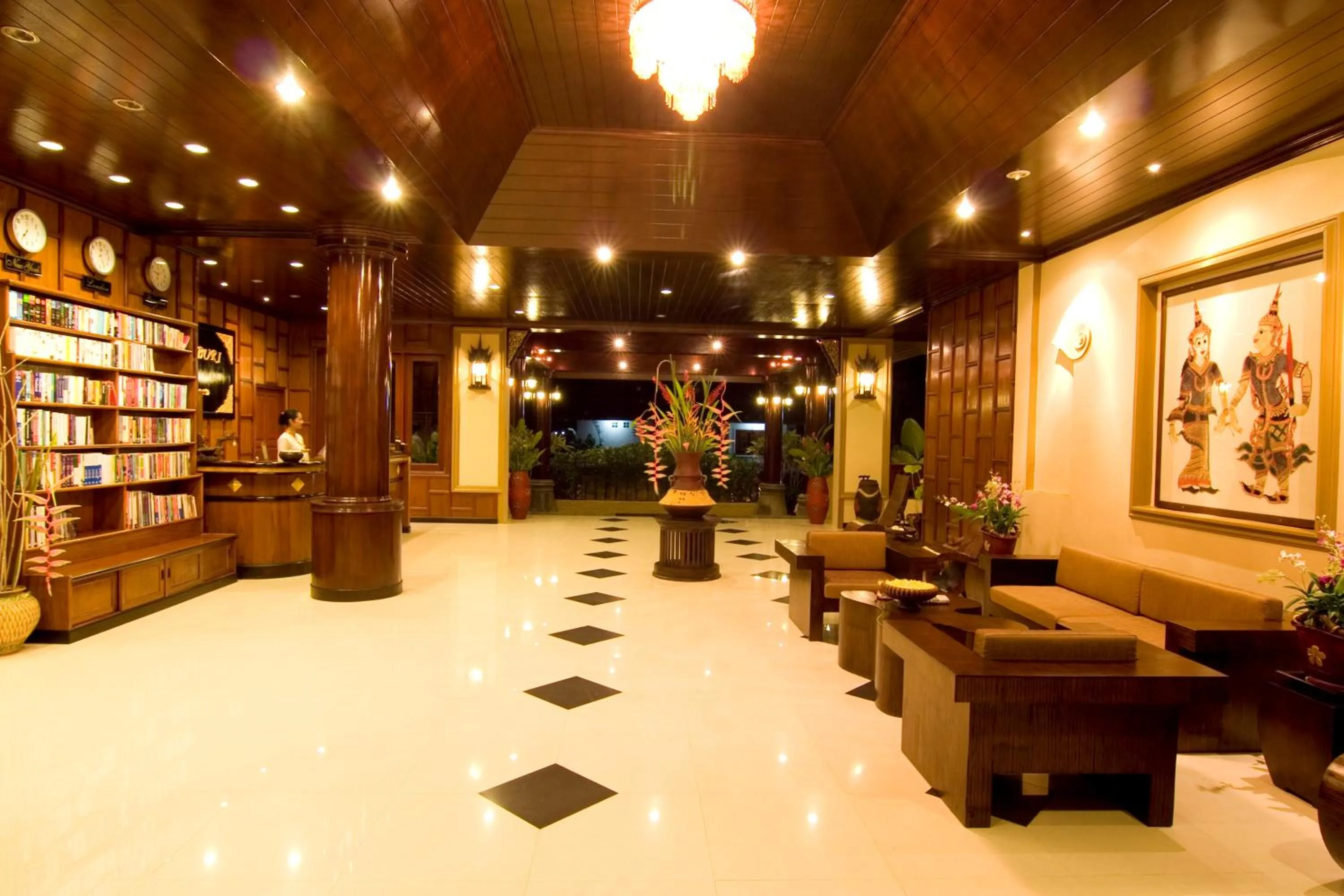 Lobby or reception in Kanok Buri Resort