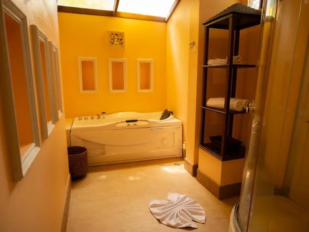 Bed in Kanok Buri Resort