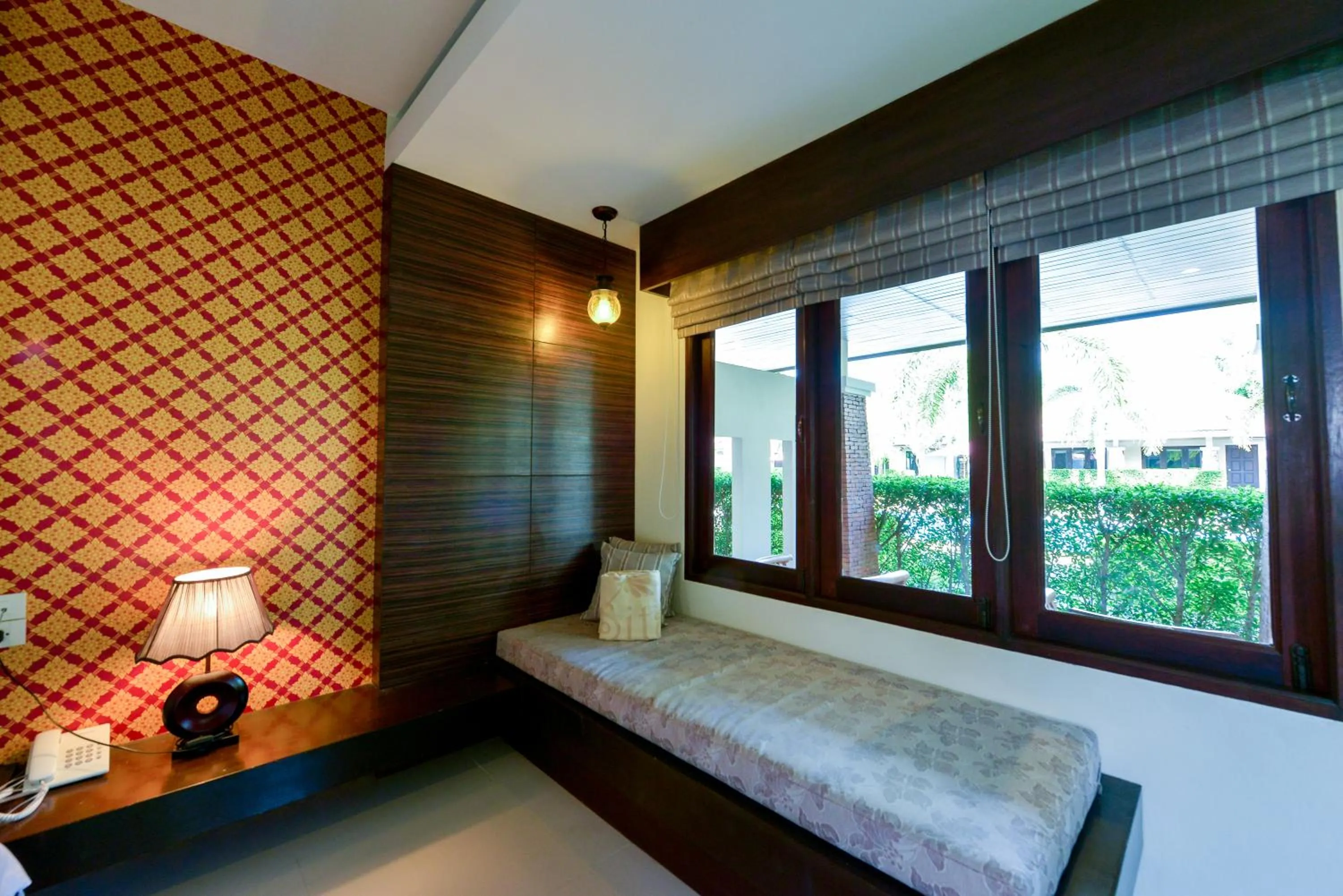 Seating area, Bed in Sita Beach Resort