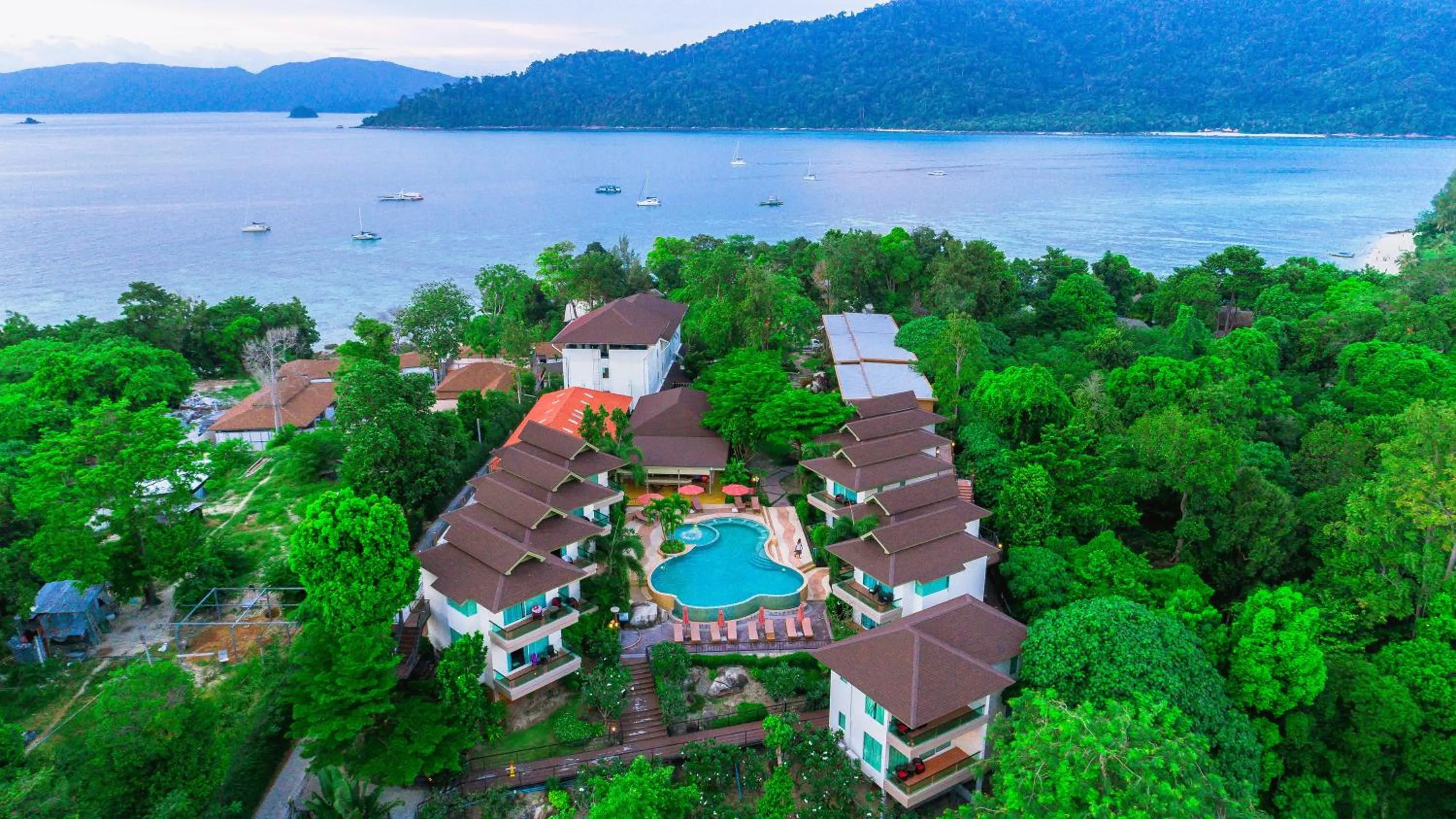 Bird's eye view in Sita Beach Resort