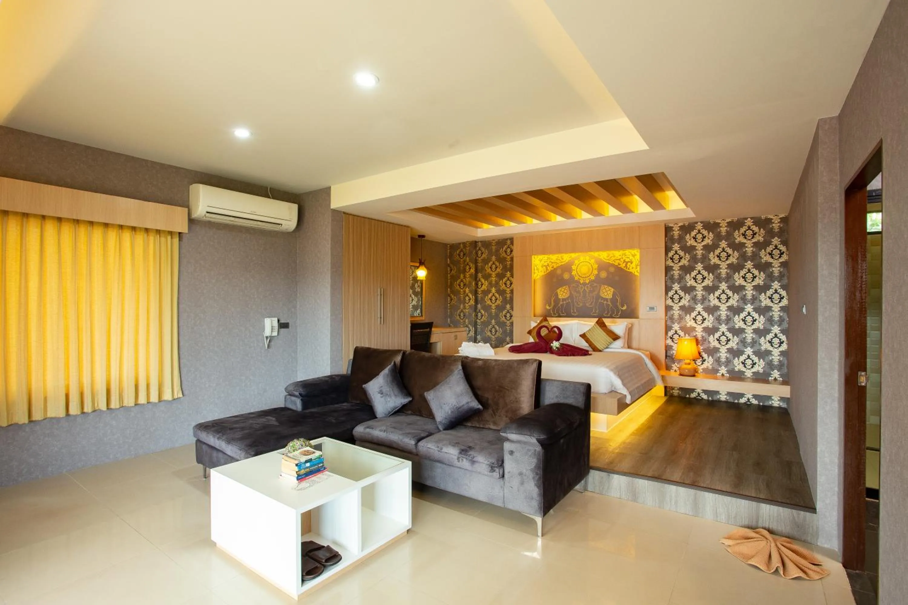 Seating area in Sita Beach Resort