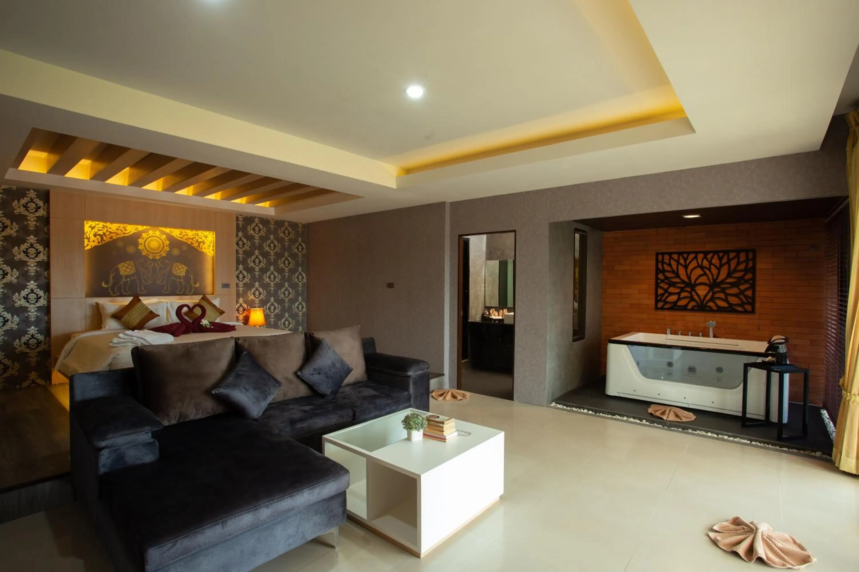 Seating area in Sita Beach Resort