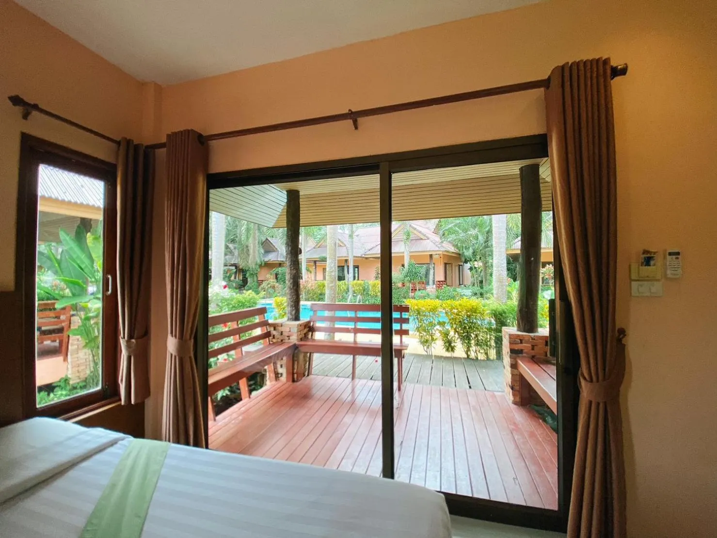 Bed in Sunda Resort