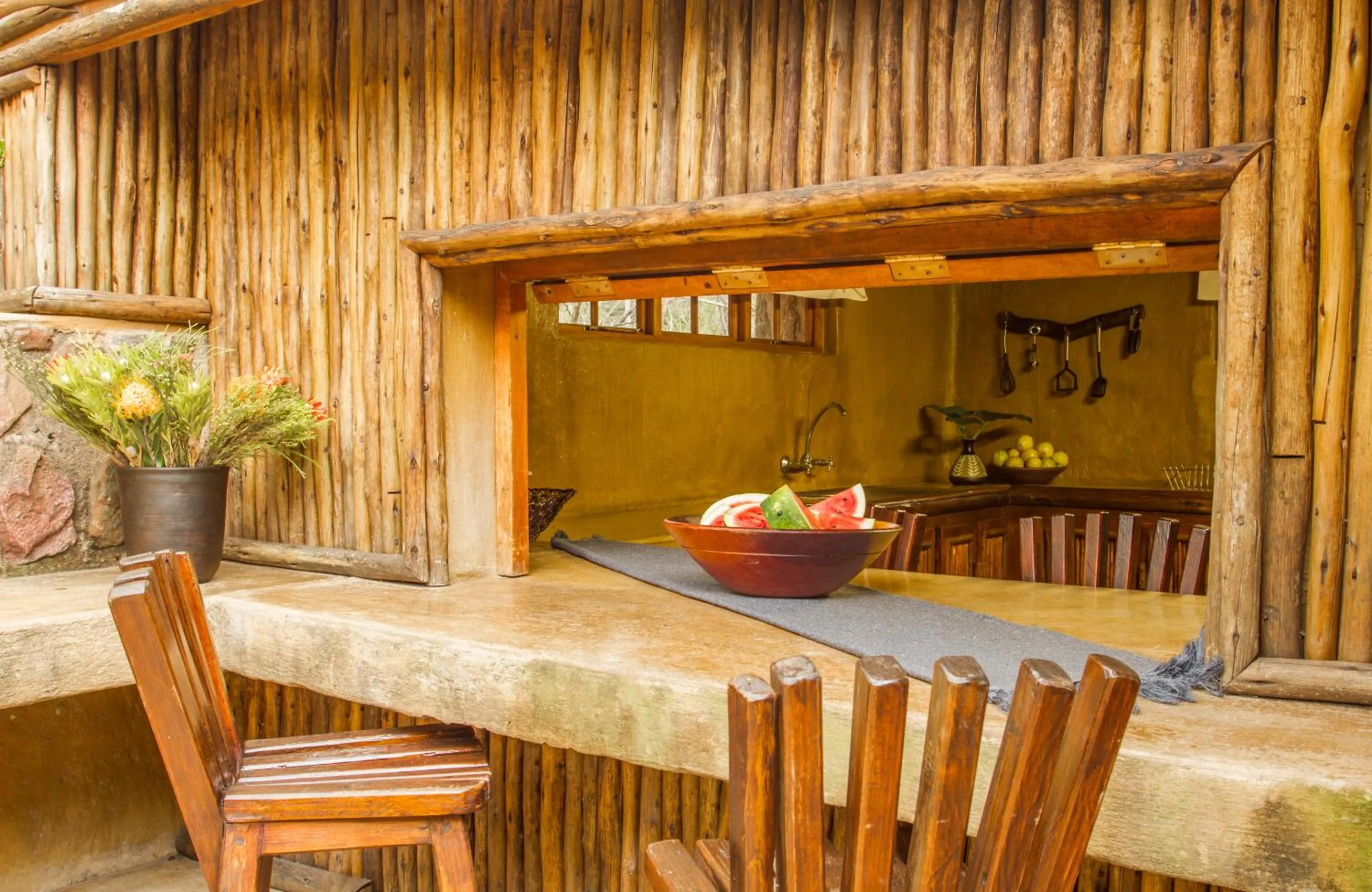 Decorative detail in LittleBush Private Lodge