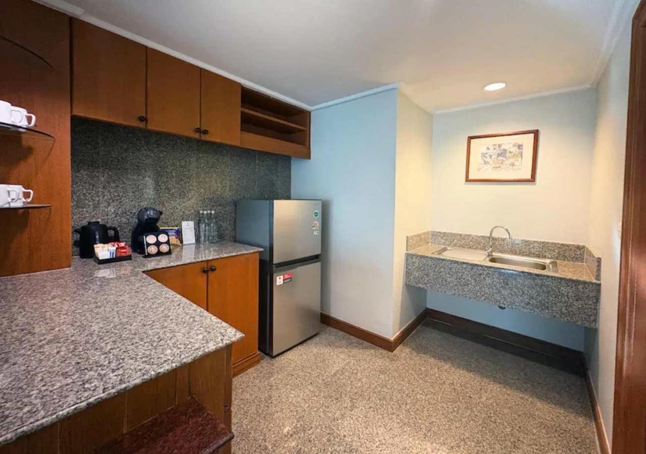 Kitchen or kitchenette in Amora Beach Resort Phuket