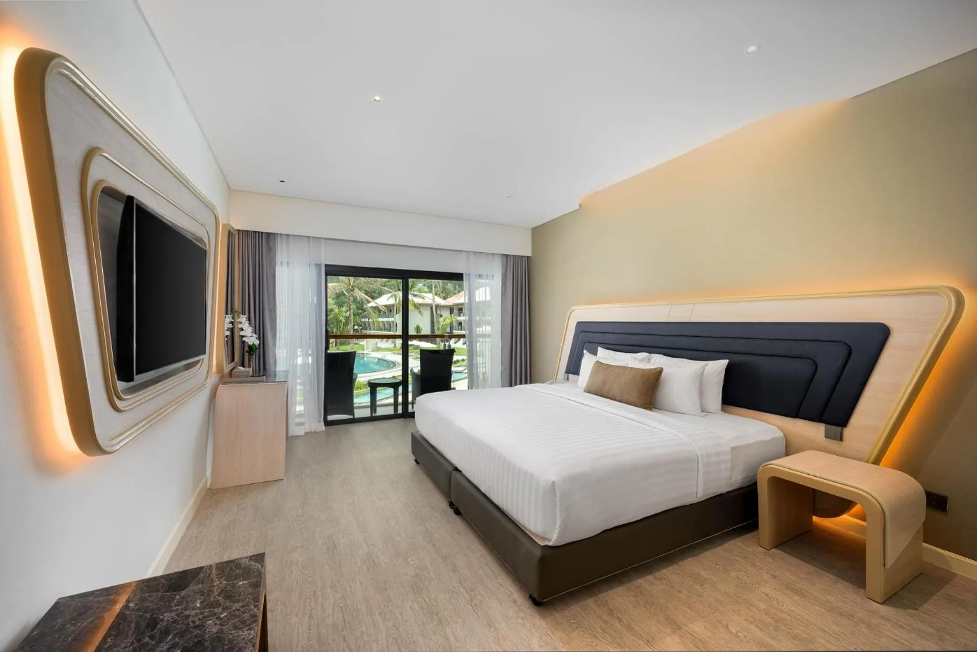 Bed in Amora Beach Resort Phuket
