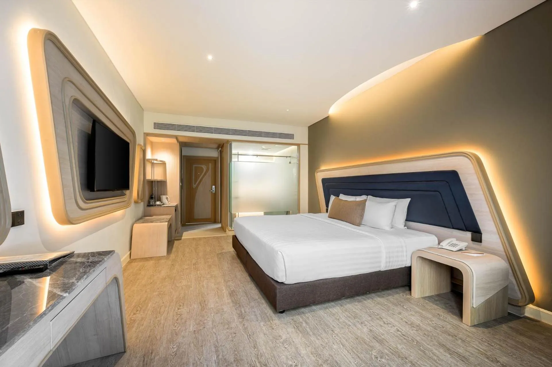 Bed in Amora Beach Resort Phuket