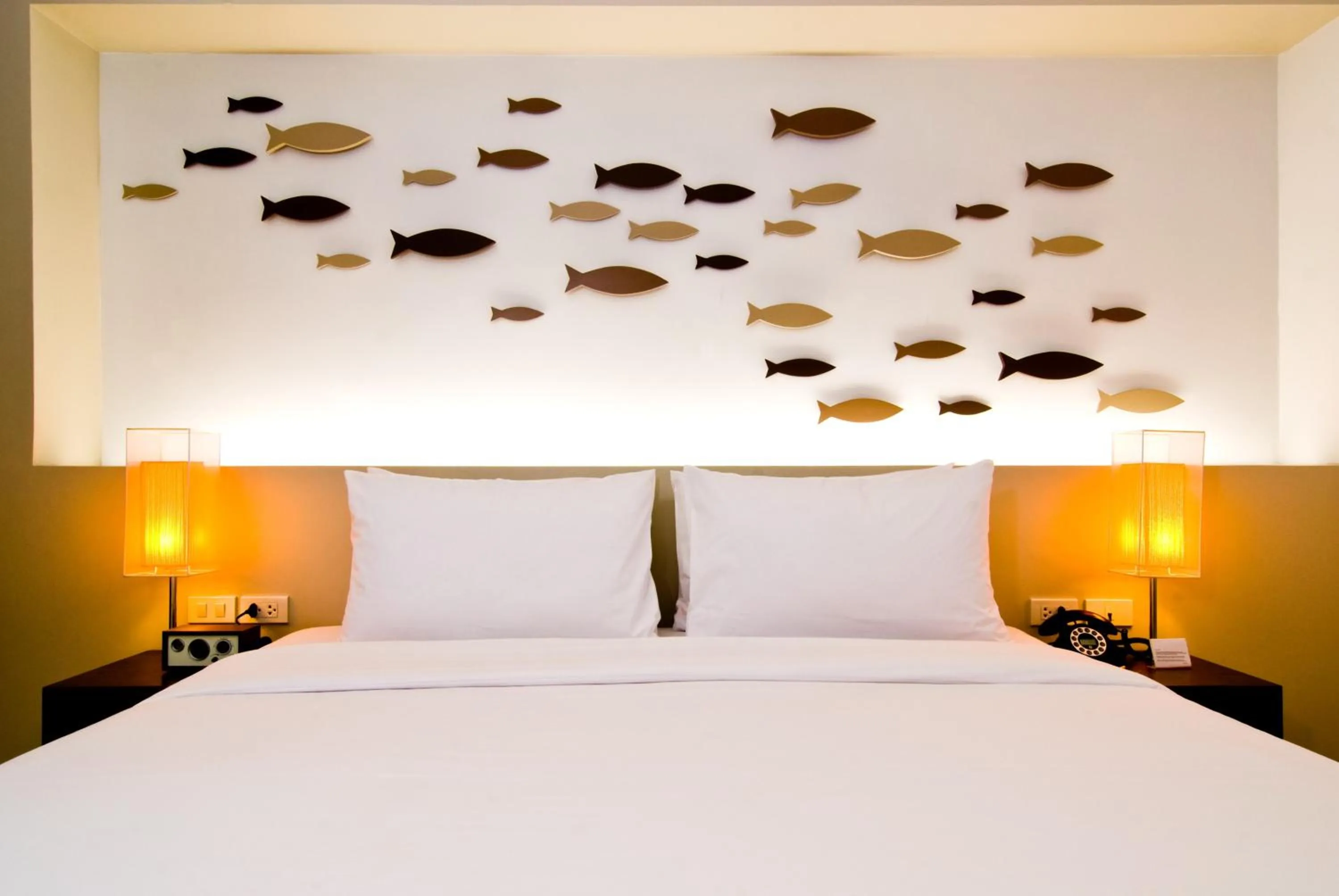 Bed in The Album Hotel