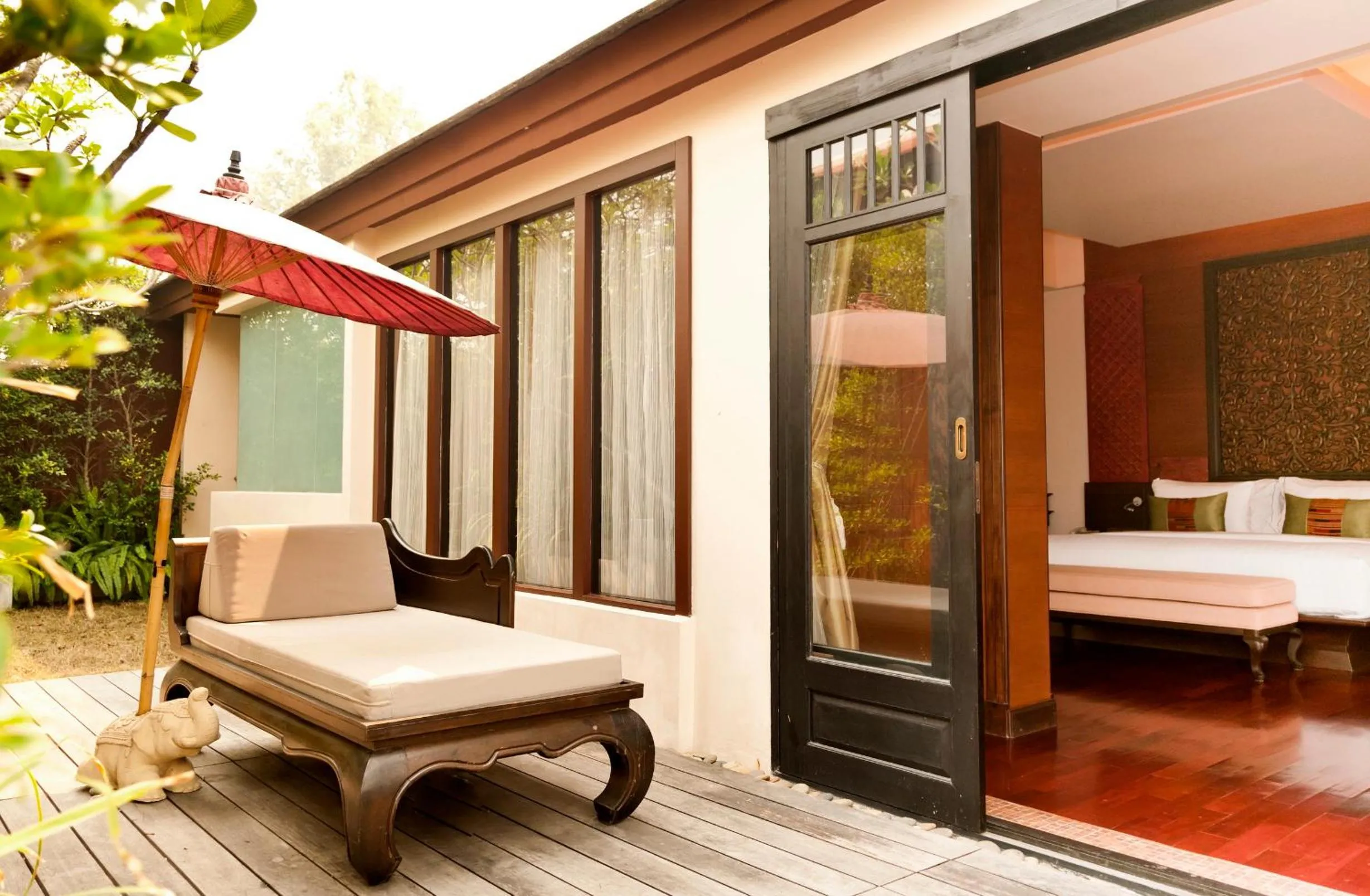 Balcony/Terrace in Siripanna Villa Resort & Spa Chiang Mai -SHA Extra Plus