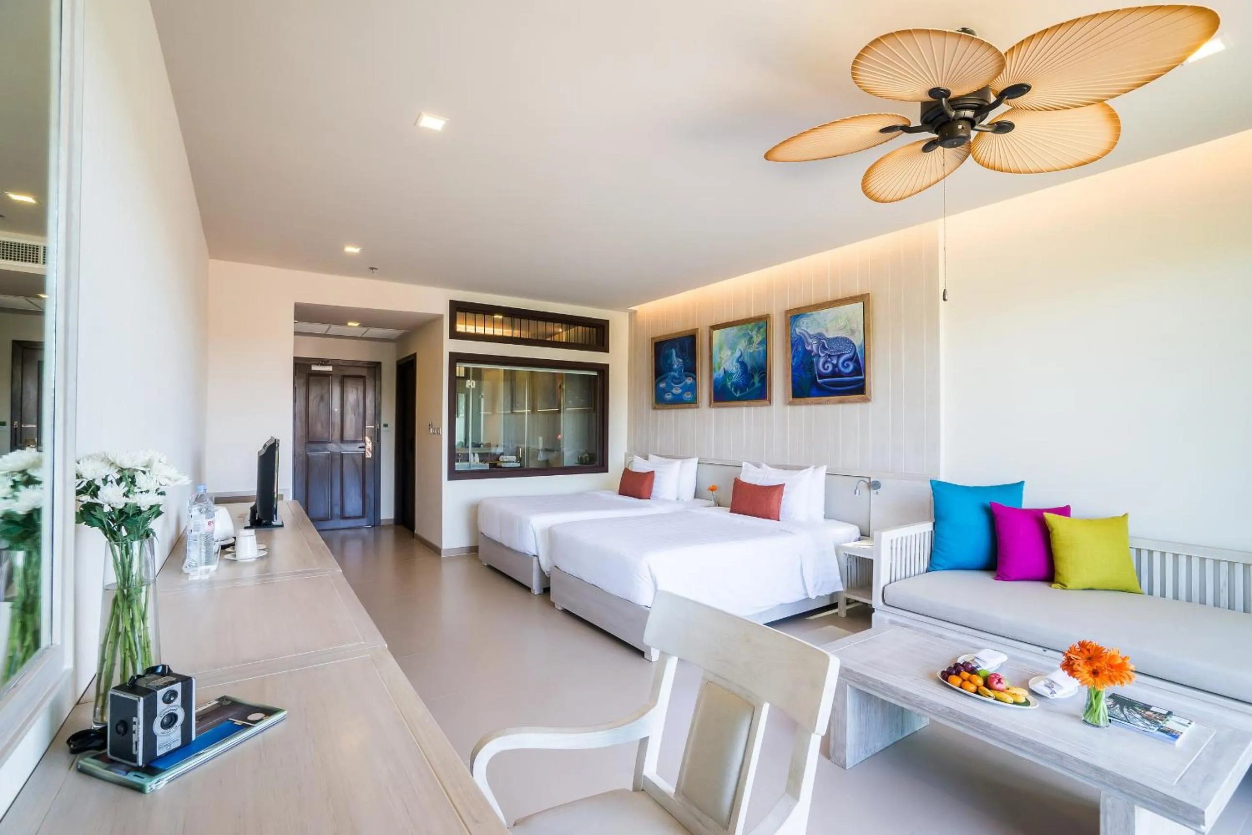 Decorative detail, Bed in Siripanna Villa Resort & Spa Chiang Mai -SHA Extra Plus