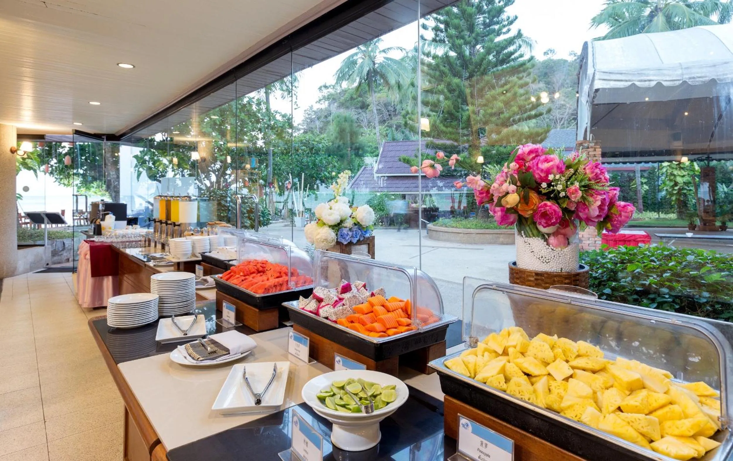 Buffet breakfast in Krabi Resort