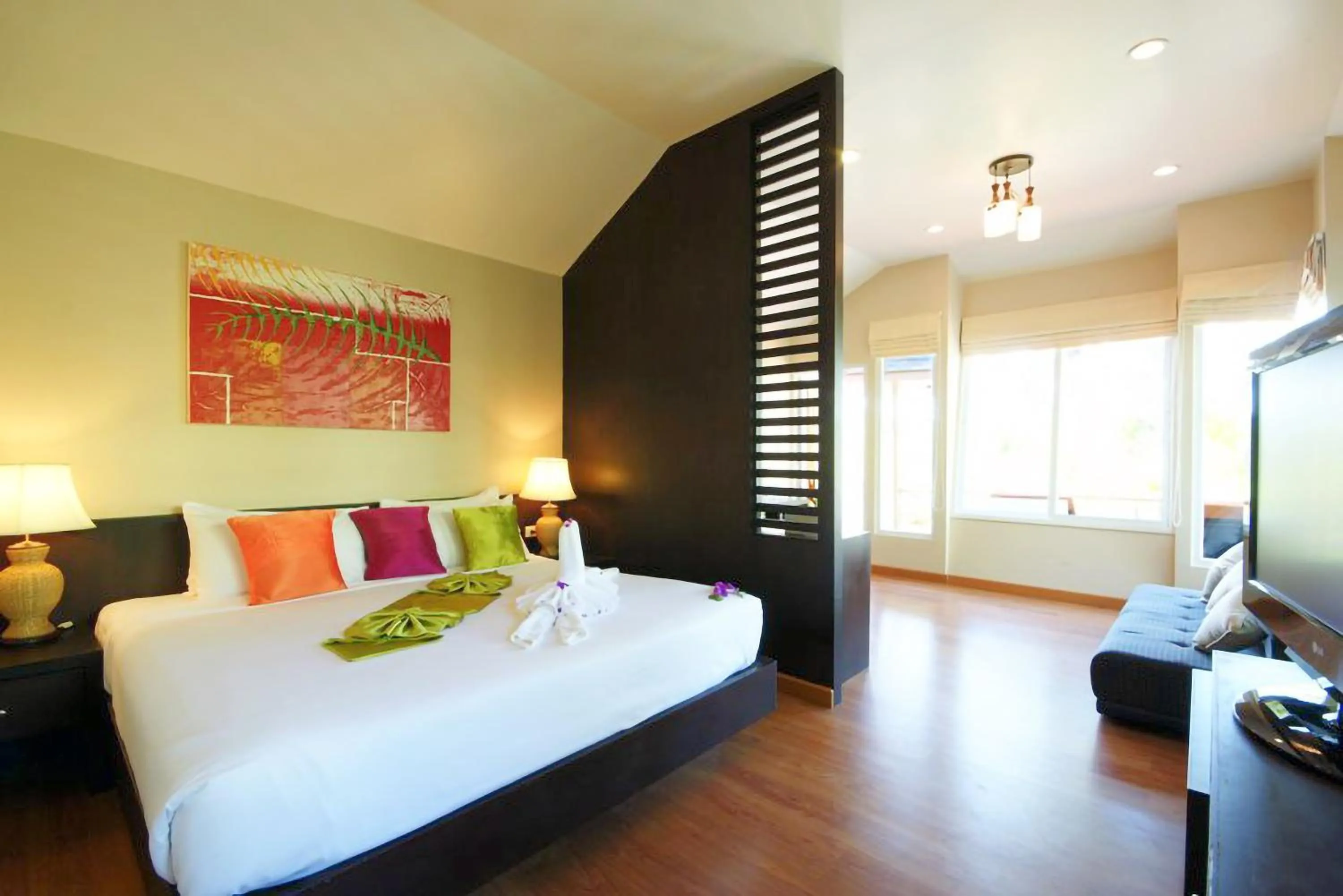 Bed in Palm Paradise, Aonang Resort