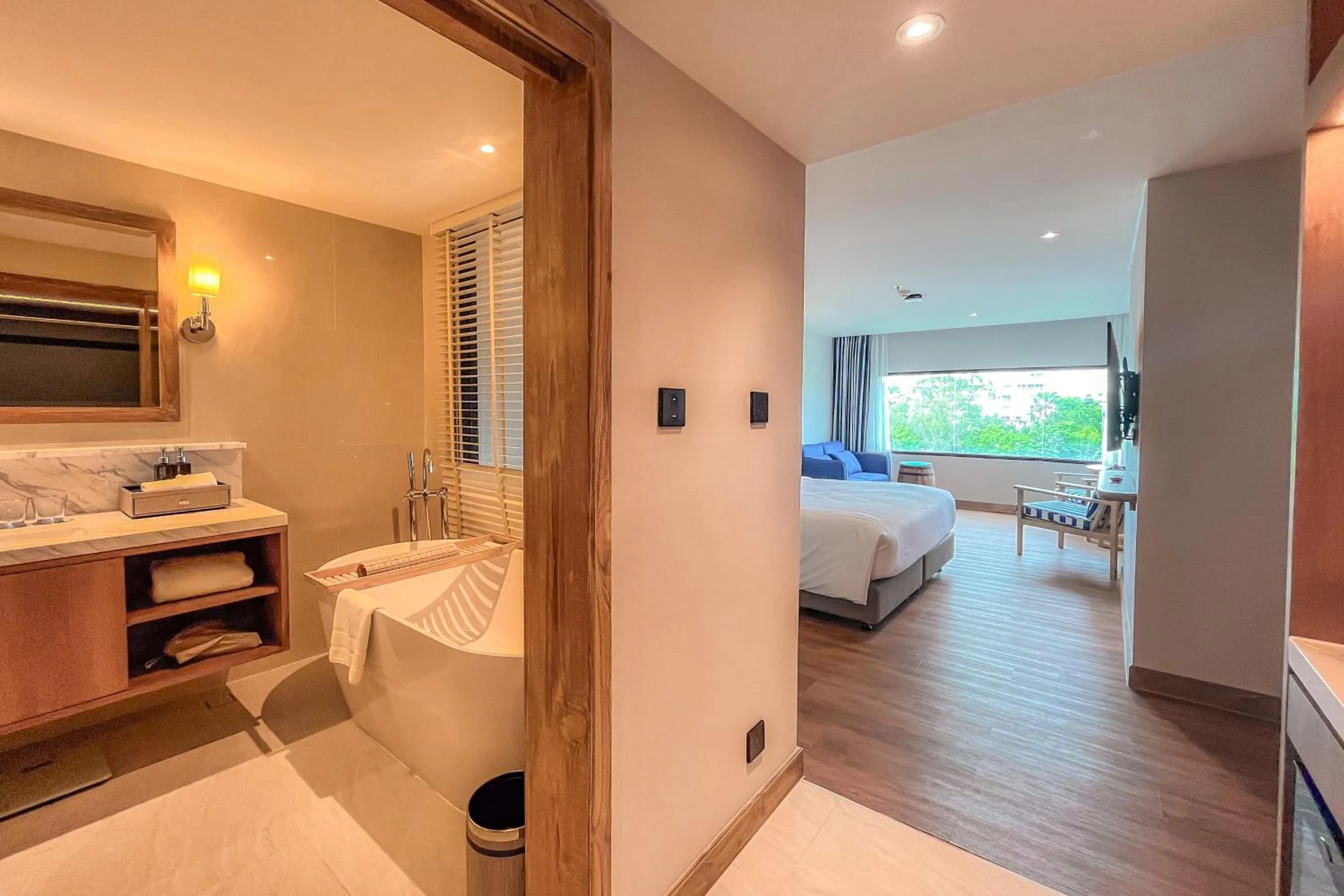 Bed in Ocean Marina Resort Pattaya Jomtien