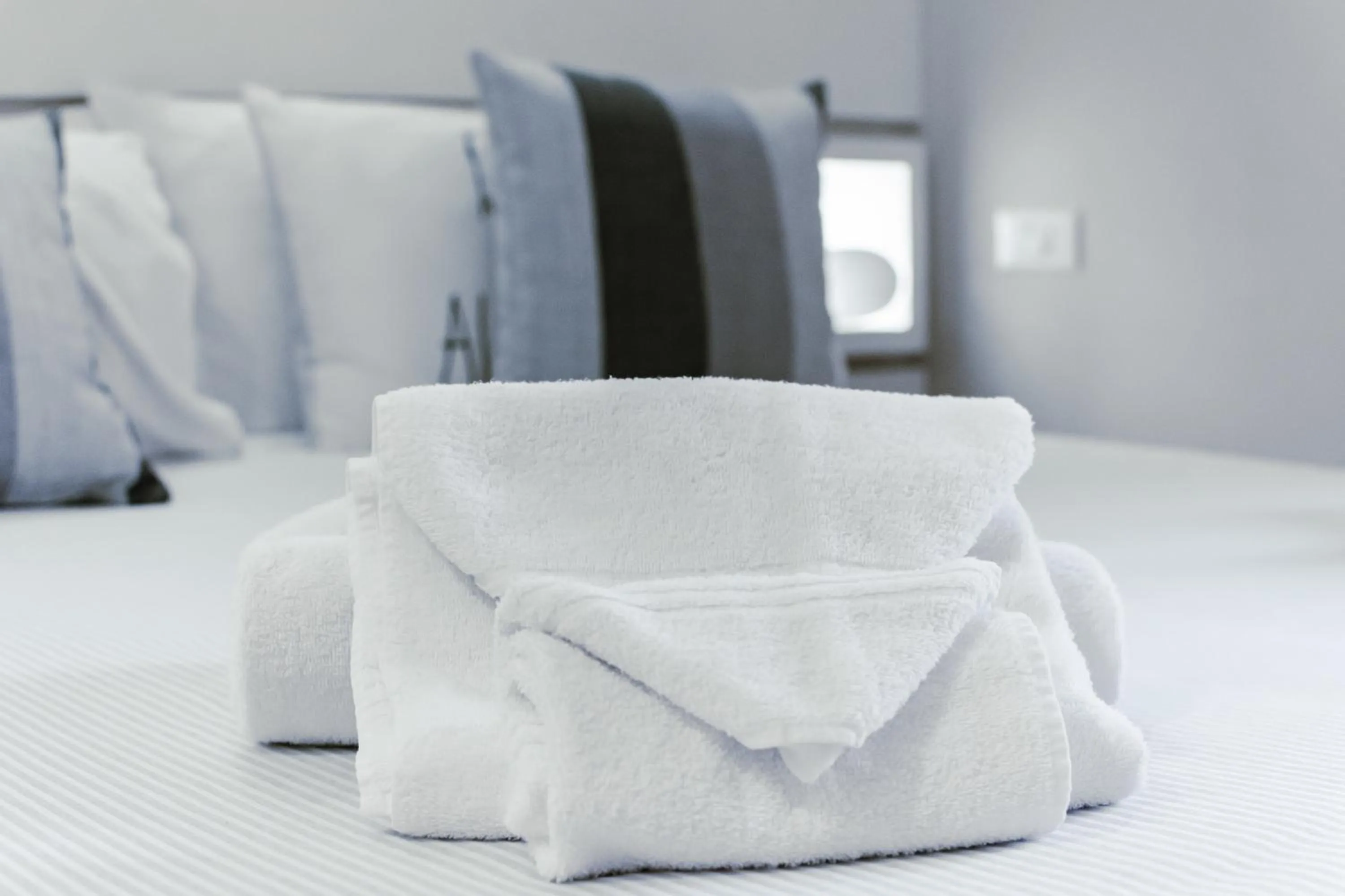 towels, Bed in B&B Vanity