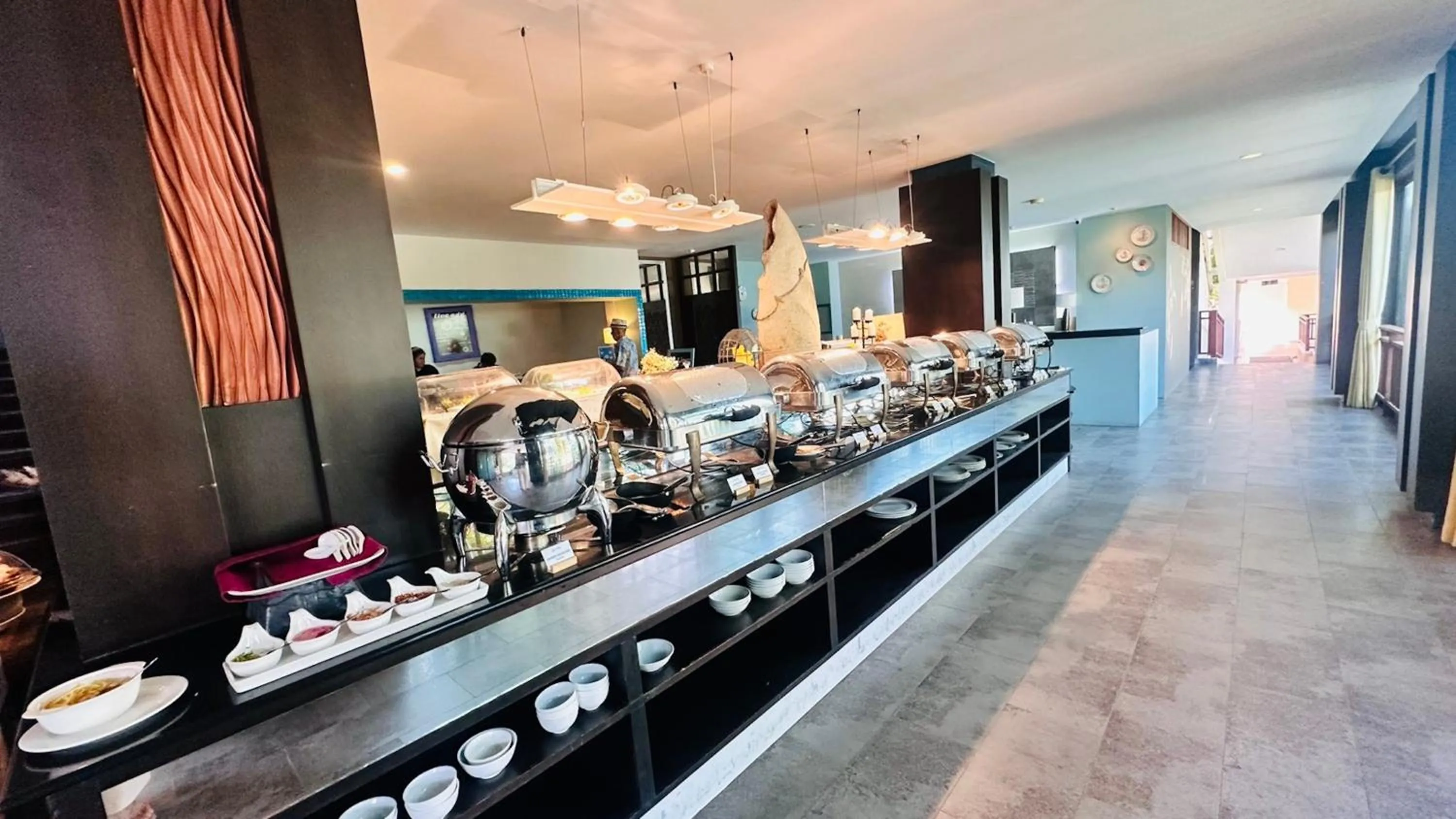 Buffet breakfast in Anyavee Tubkaek Beach Resort