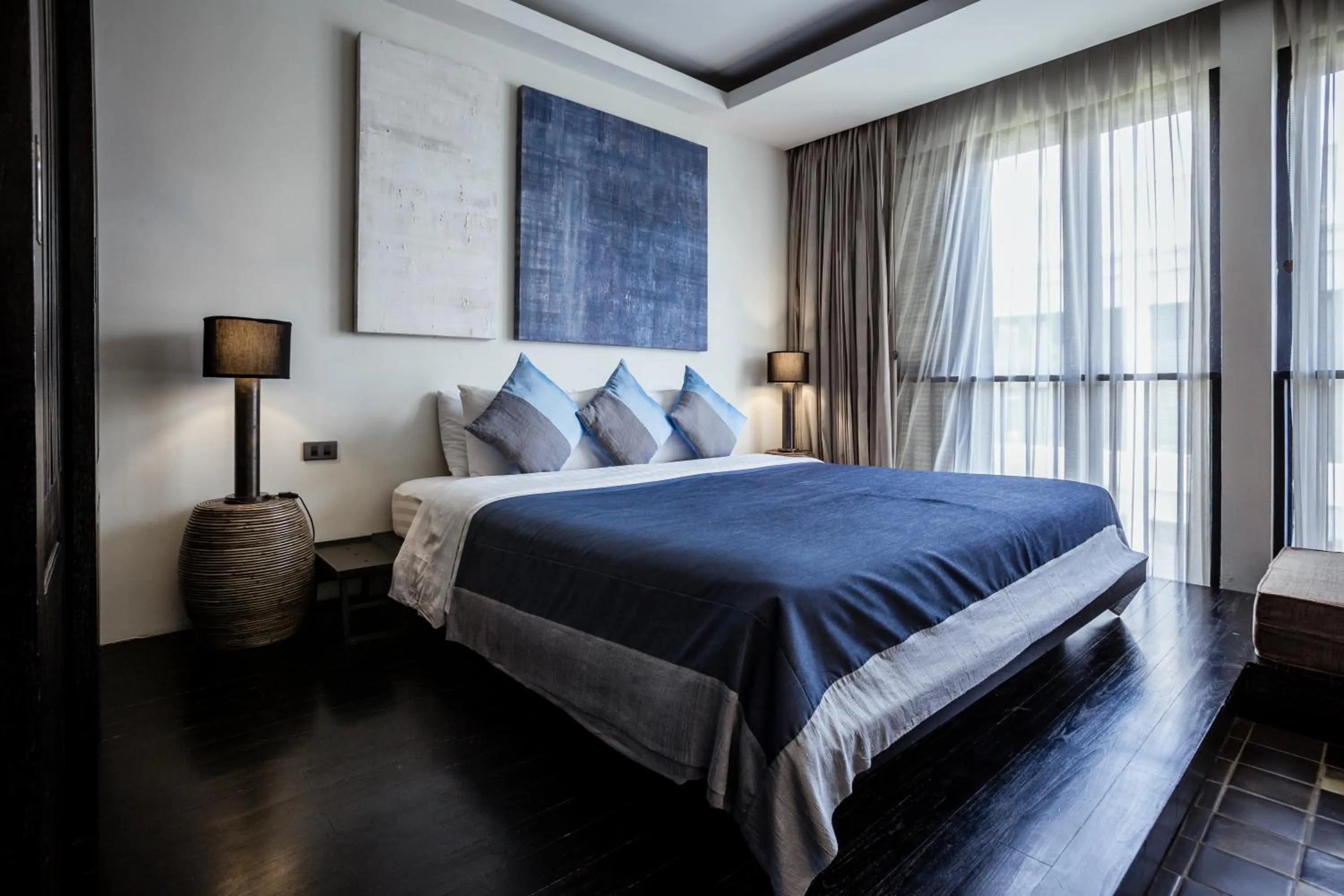 Bed in Aruntara Riverside Boutique Hotel