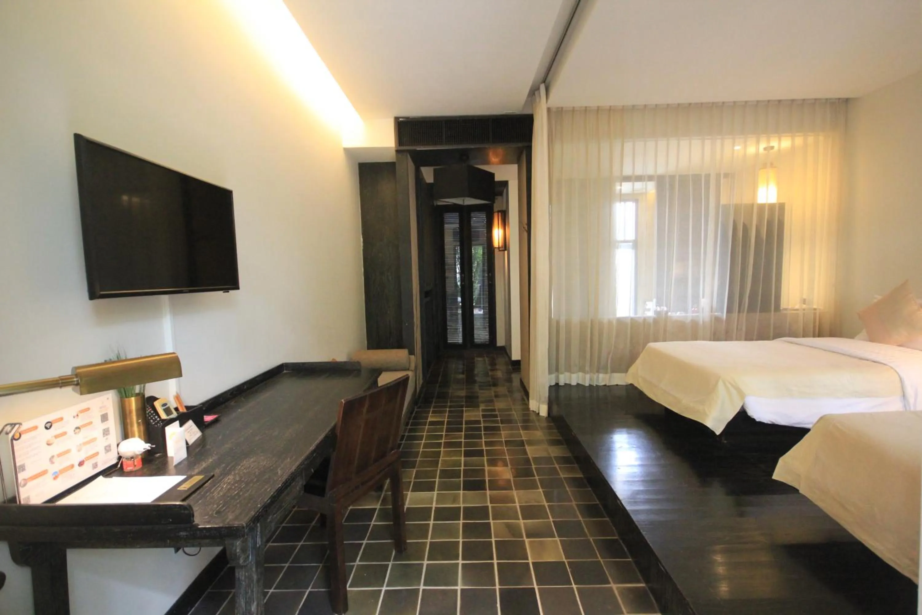 Bed in Aruntara Riverside Boutique Hotel