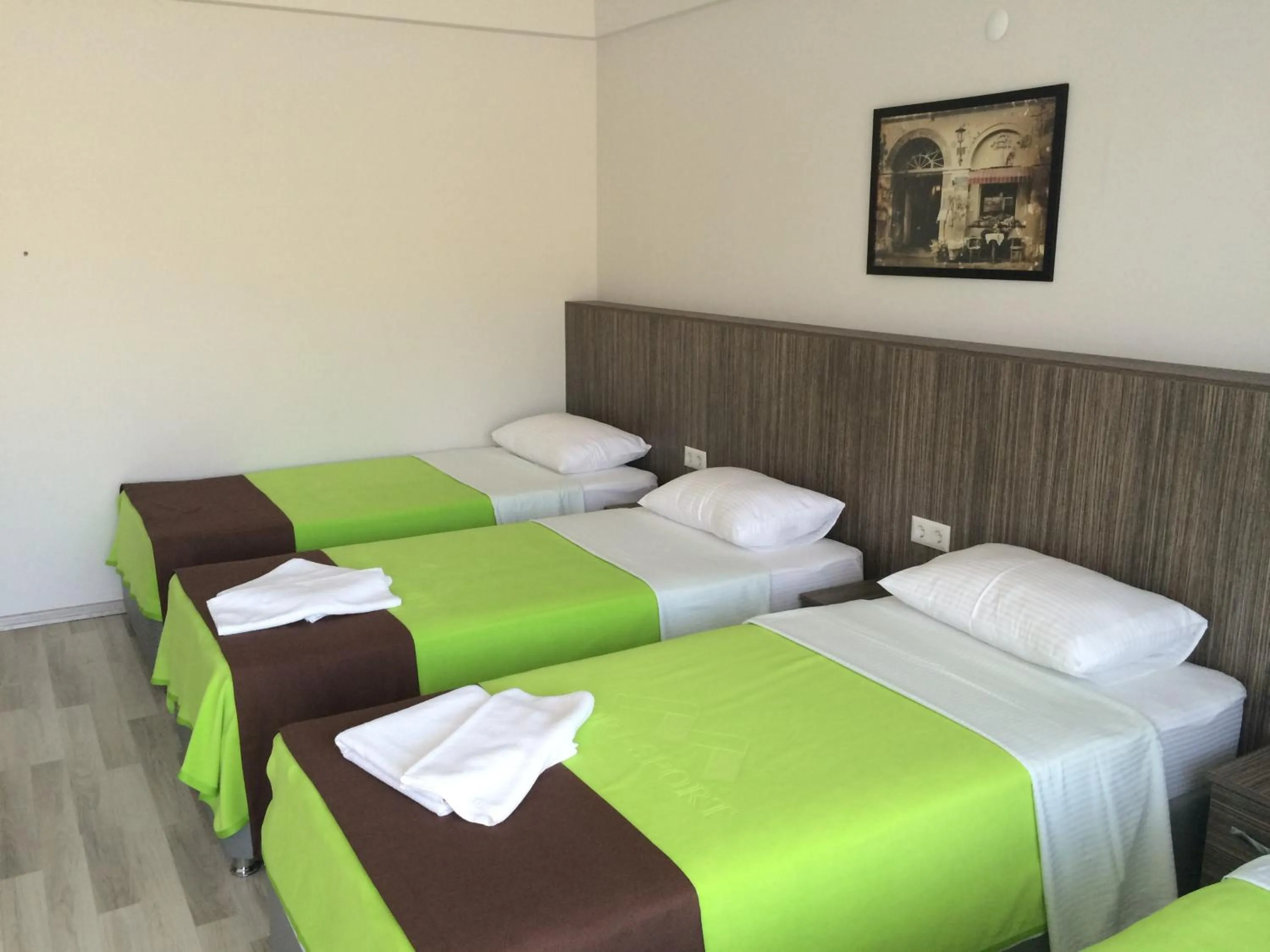 Bed in Mori Sport Hotel