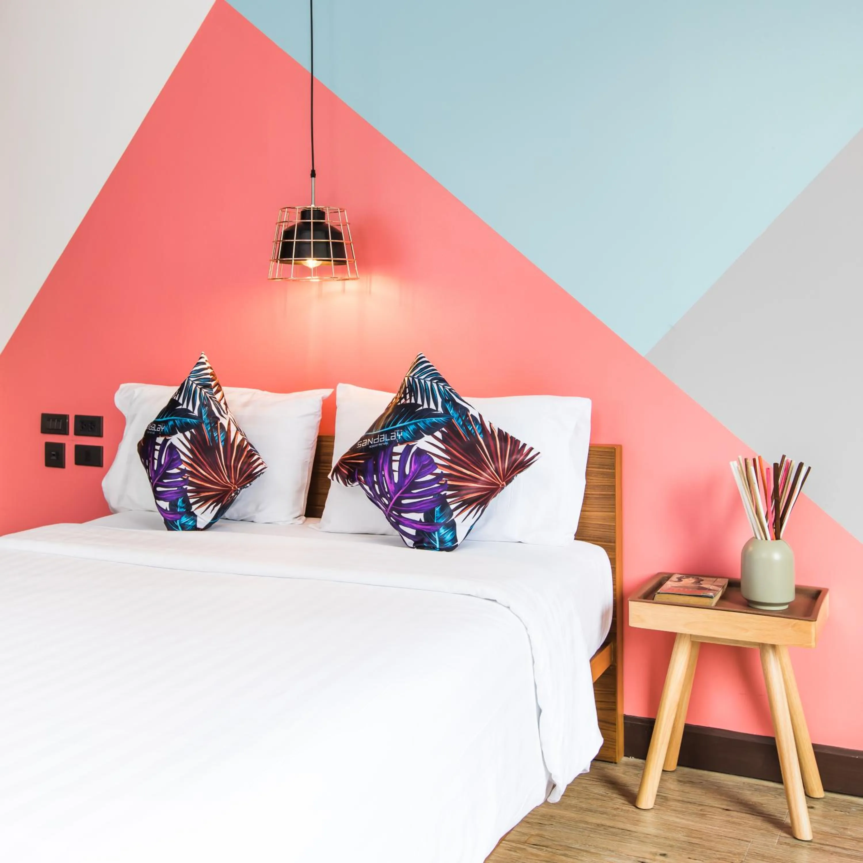 Bed in Sandalay Resort