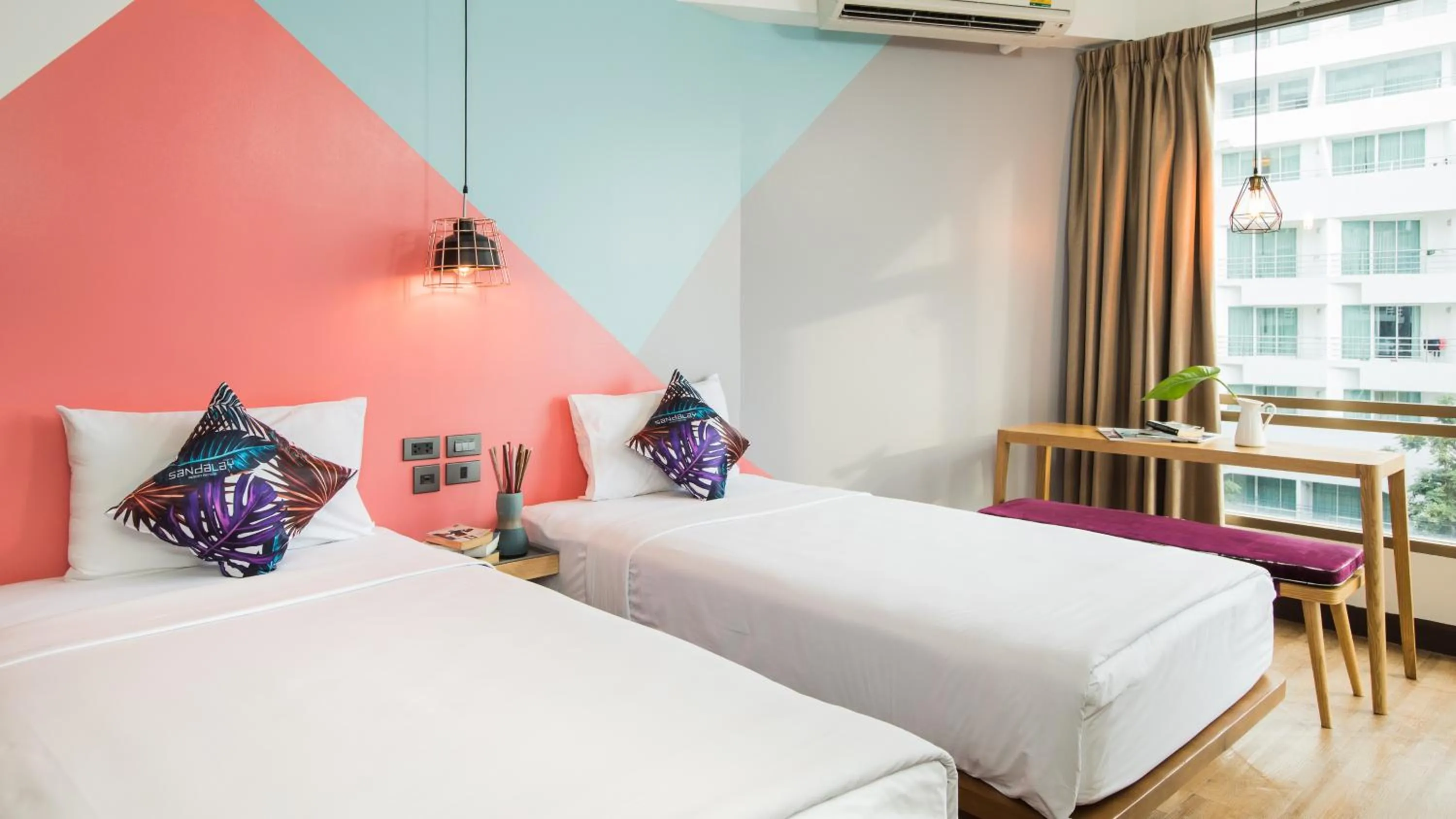 Bed in Sandalay Resort