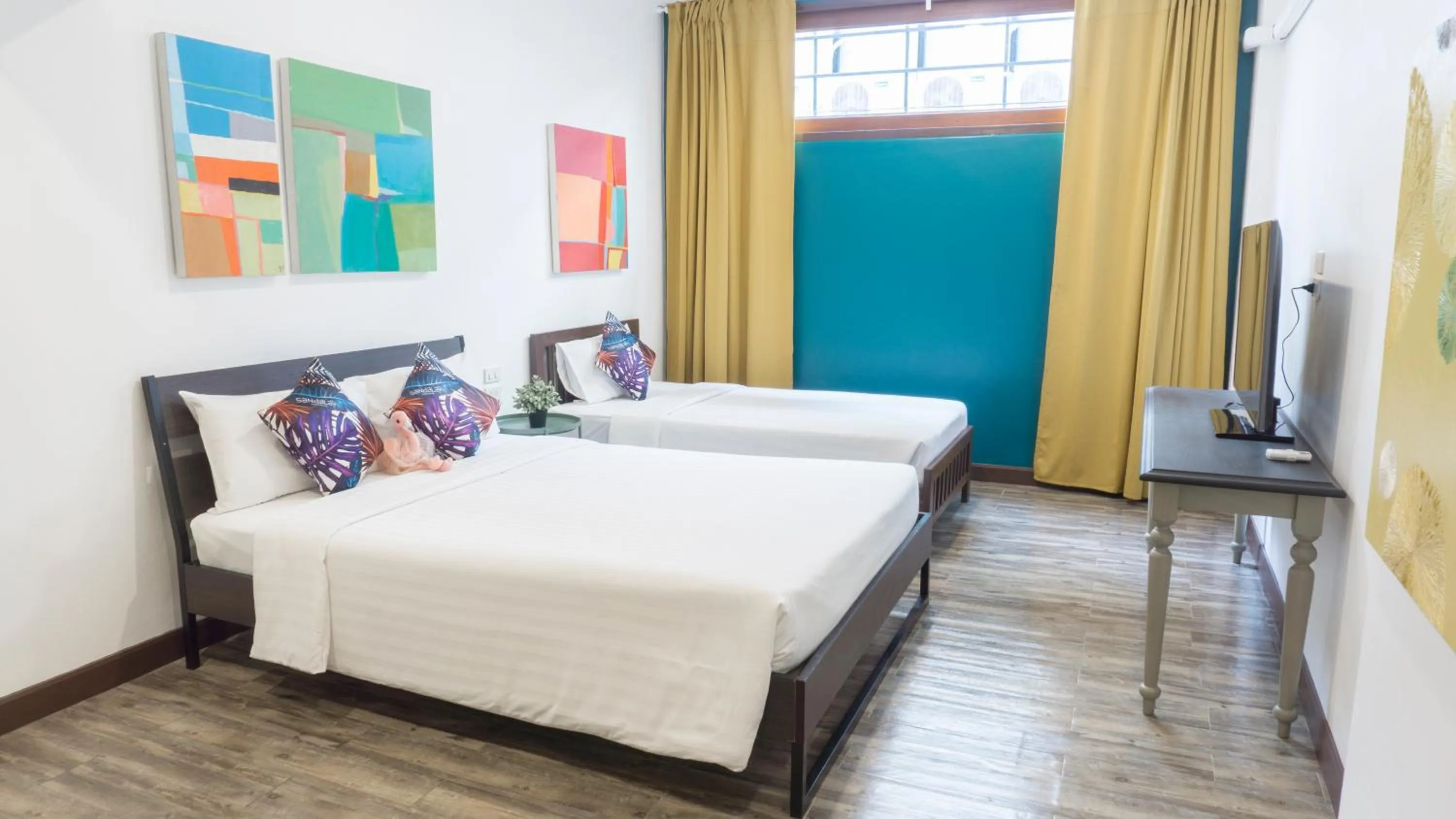 Bed in Sandalay Resort