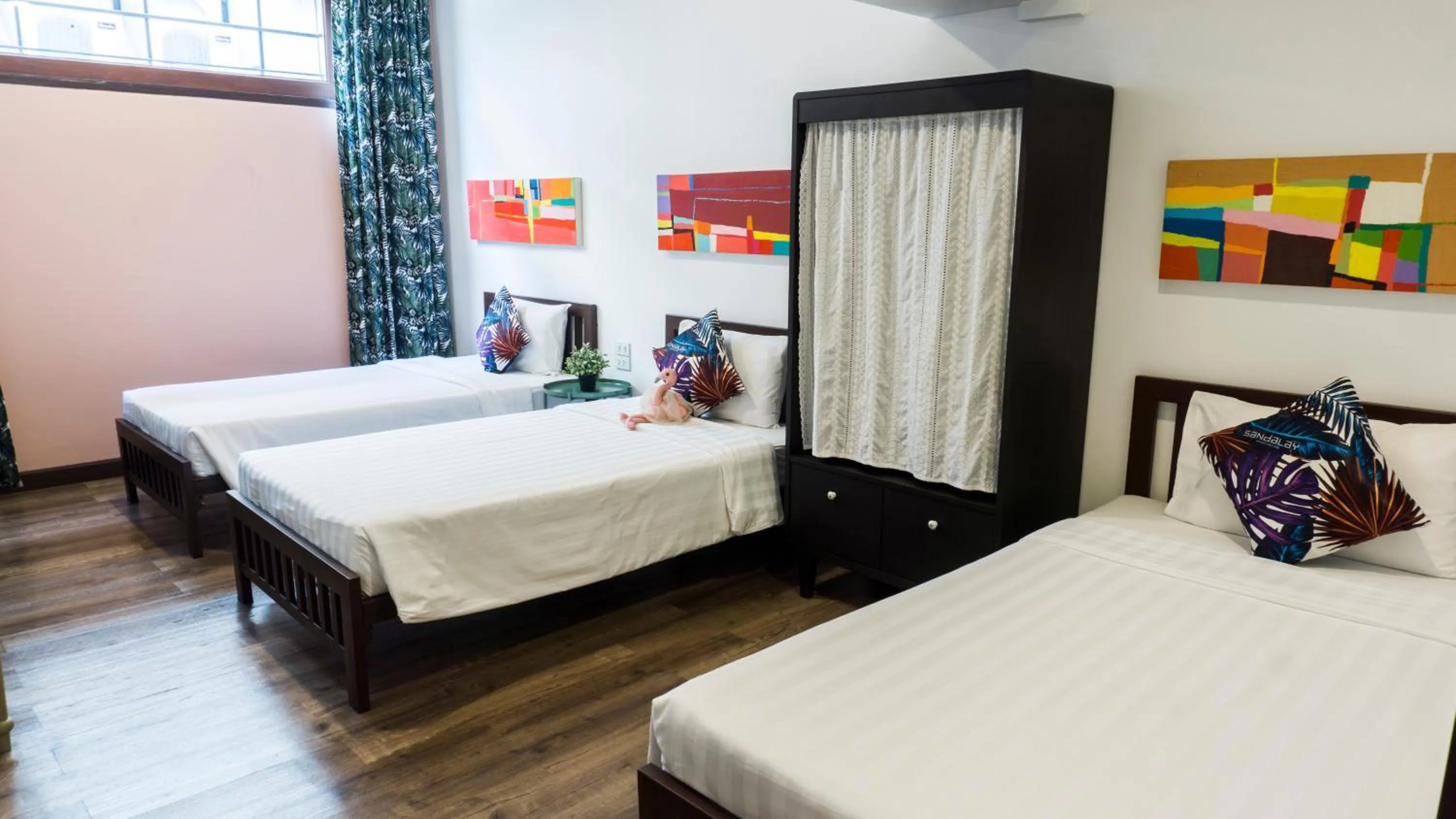 Bed in Sandalay Resort