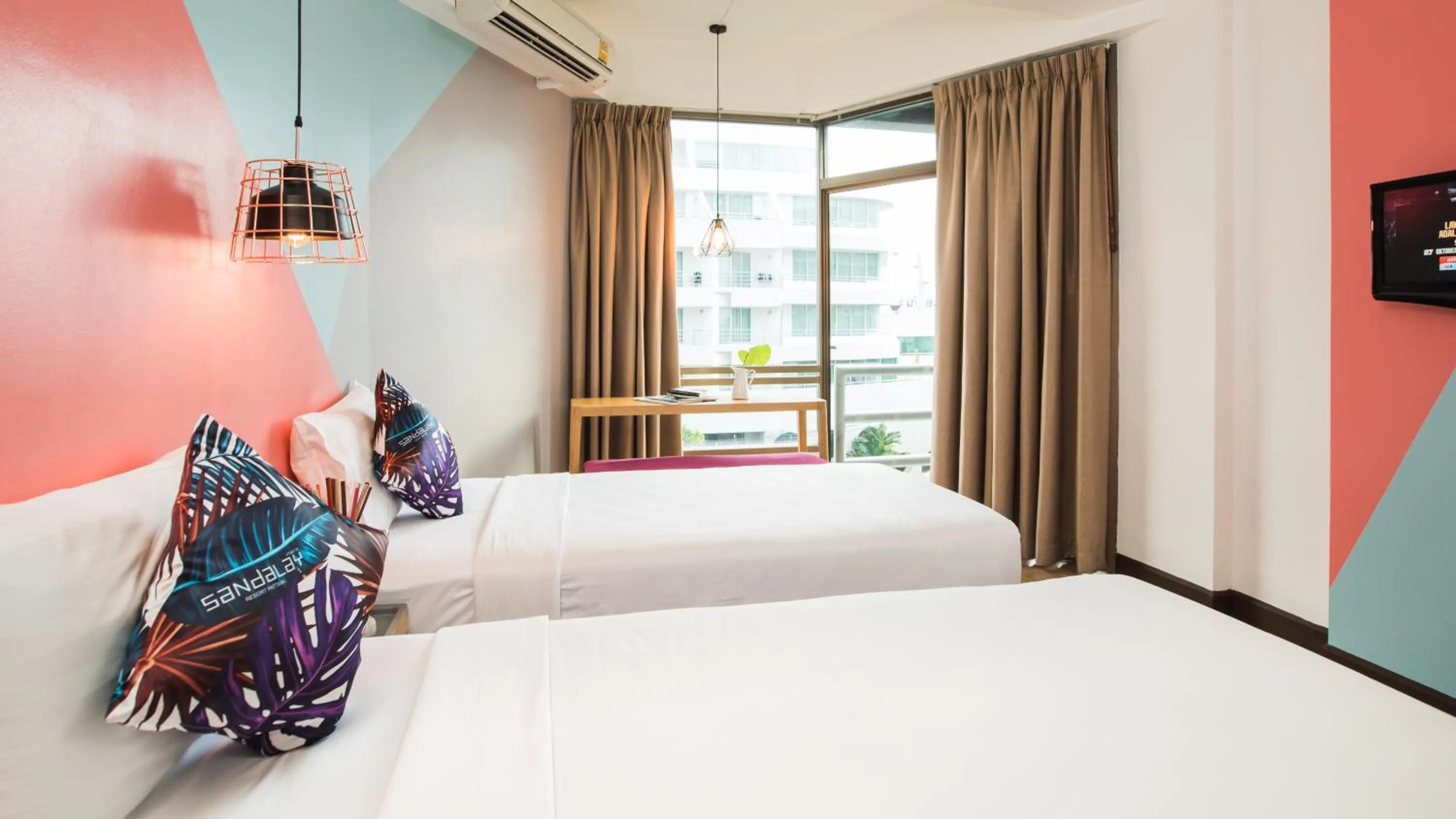 Bed in Sandalay Resort