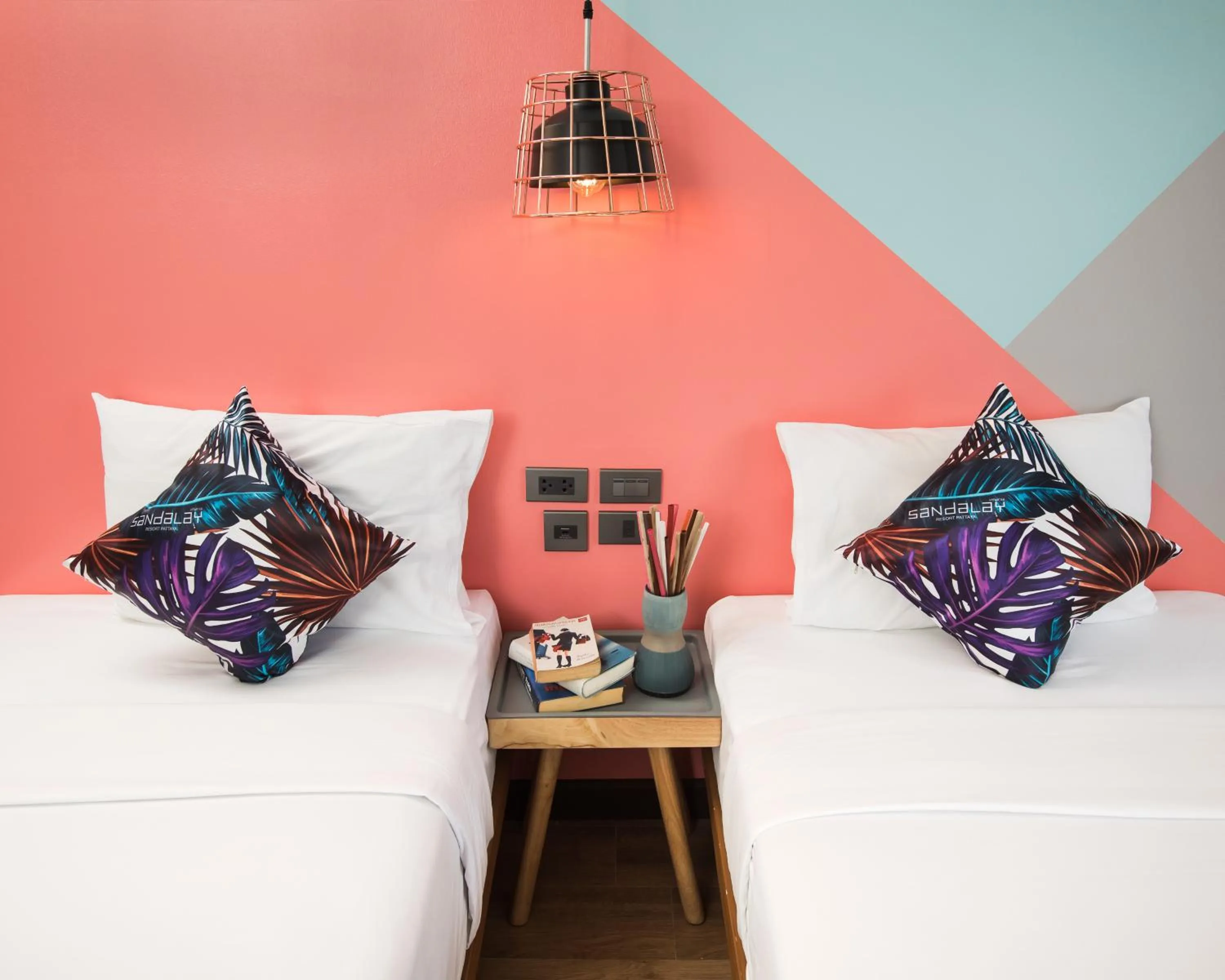 Bed in Sandalay Resort