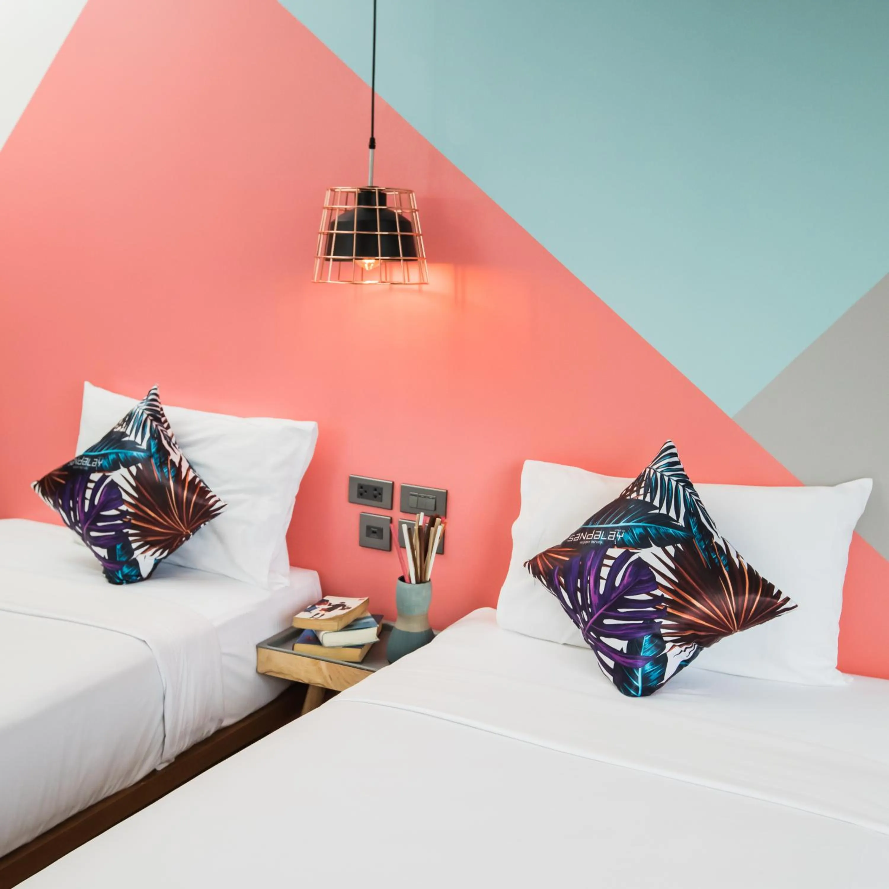 Bed in Sandalay Resort