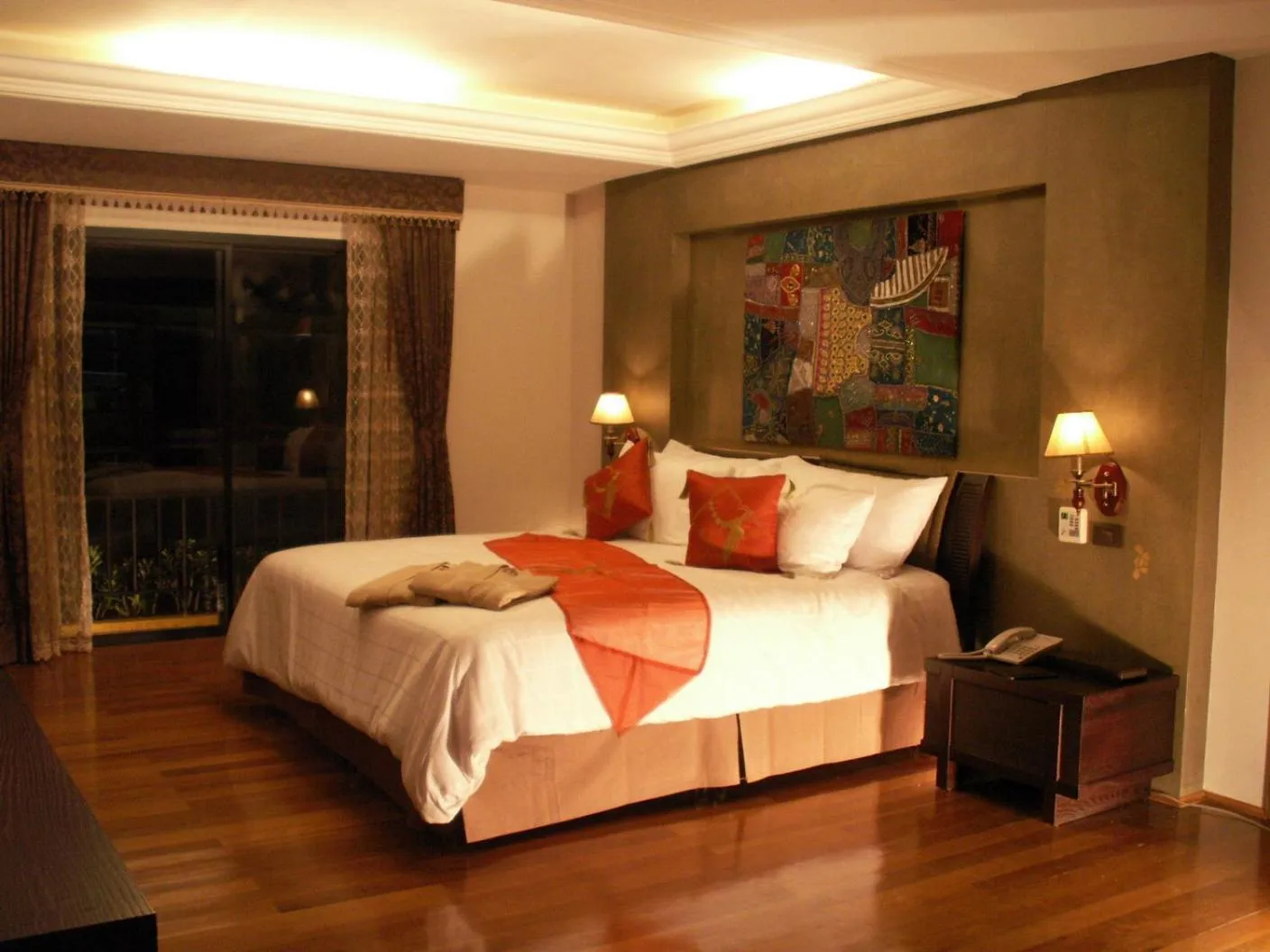 Bathroom, Bed in LK Mantra Pura Resort