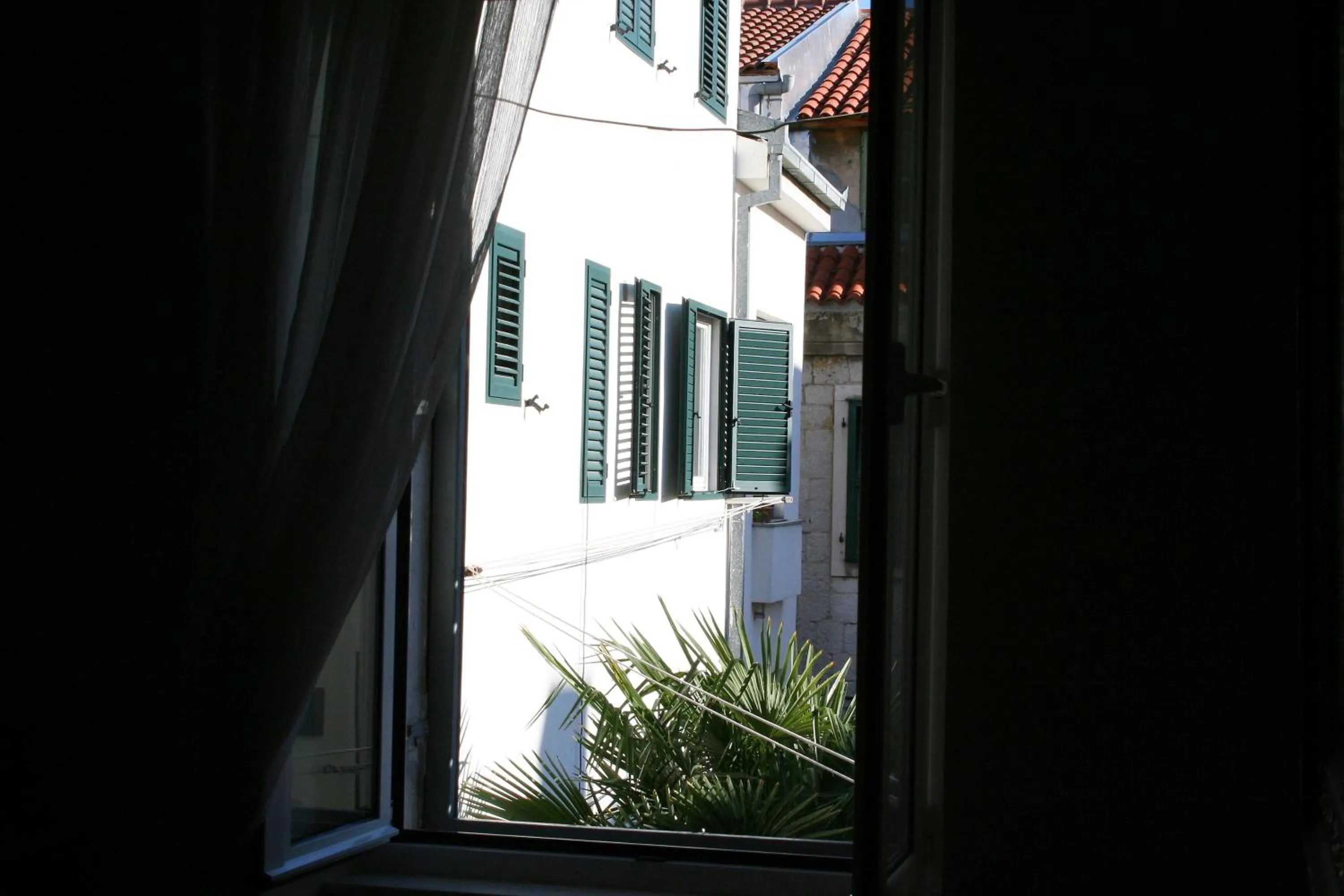 Garden view in Pavelin apartments