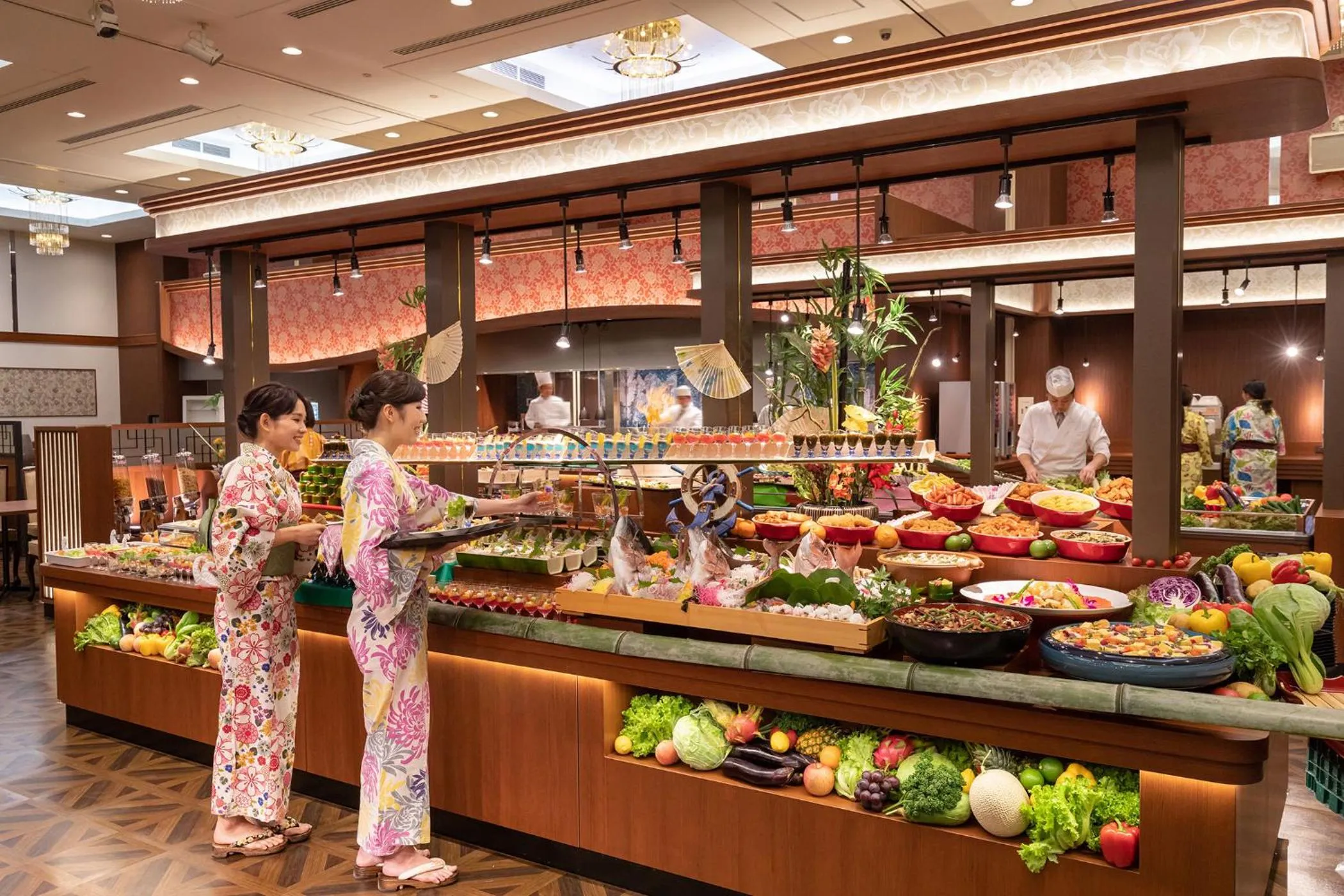 Restaurant/places to eat in Ooedo Onsen Monogatari Amakusa Hotel Kameya