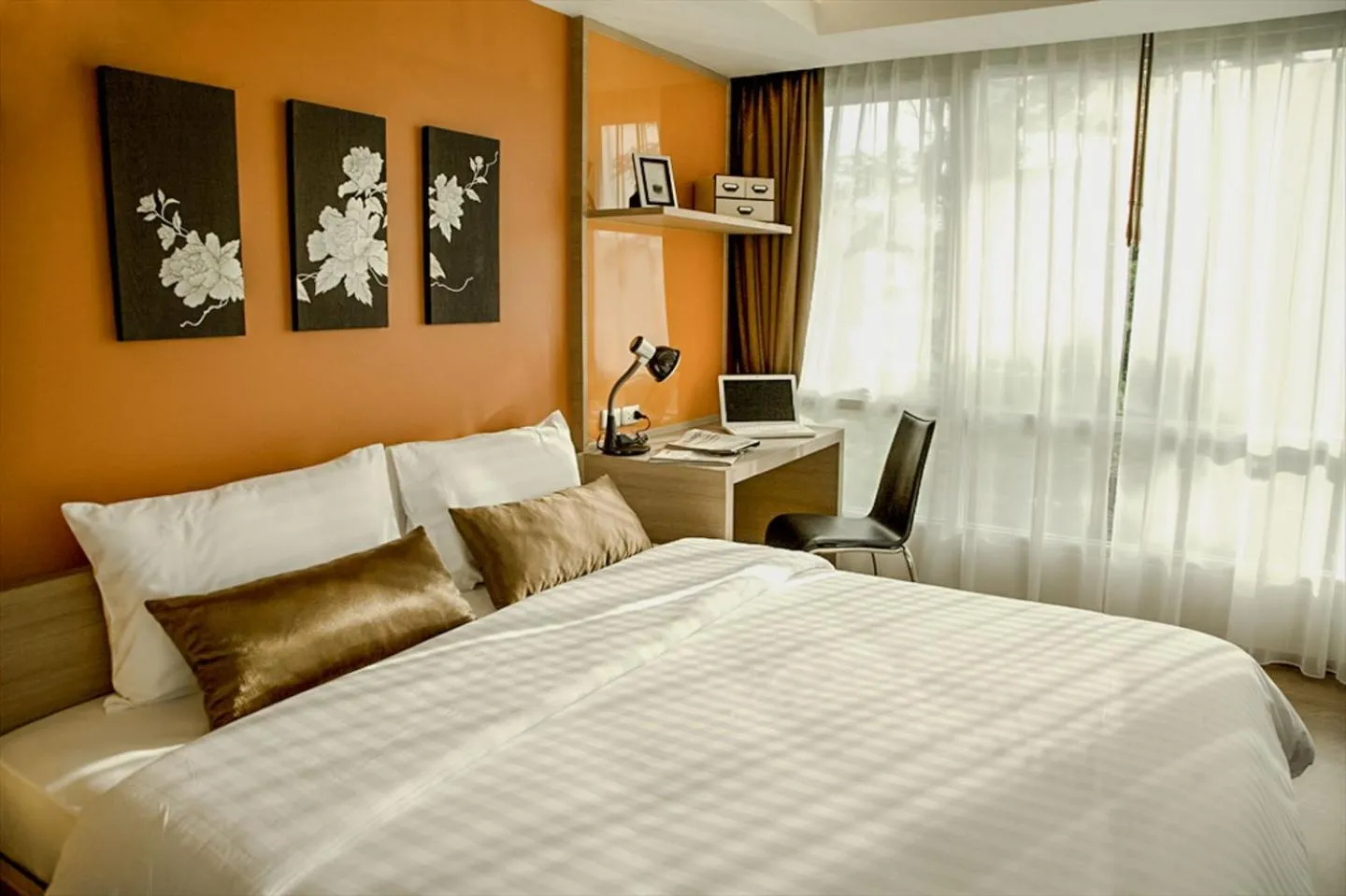 Bed in Olive Hotel & Residence Bangkok Sukhumvit 101 near True Digital Park