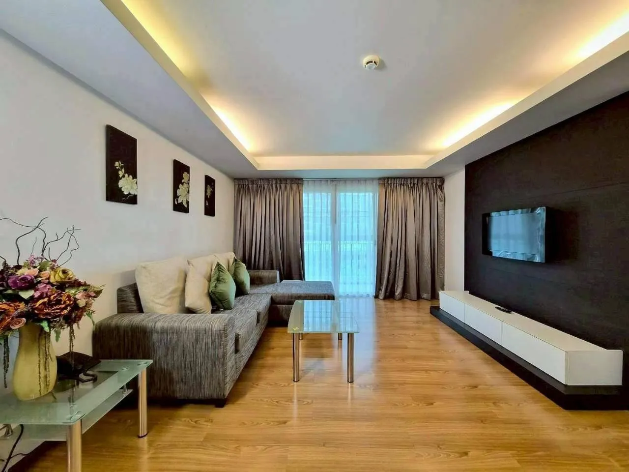 Living room in Olive Hotel & Residence Bangkok Sukhumvit 101 near True Digital Park