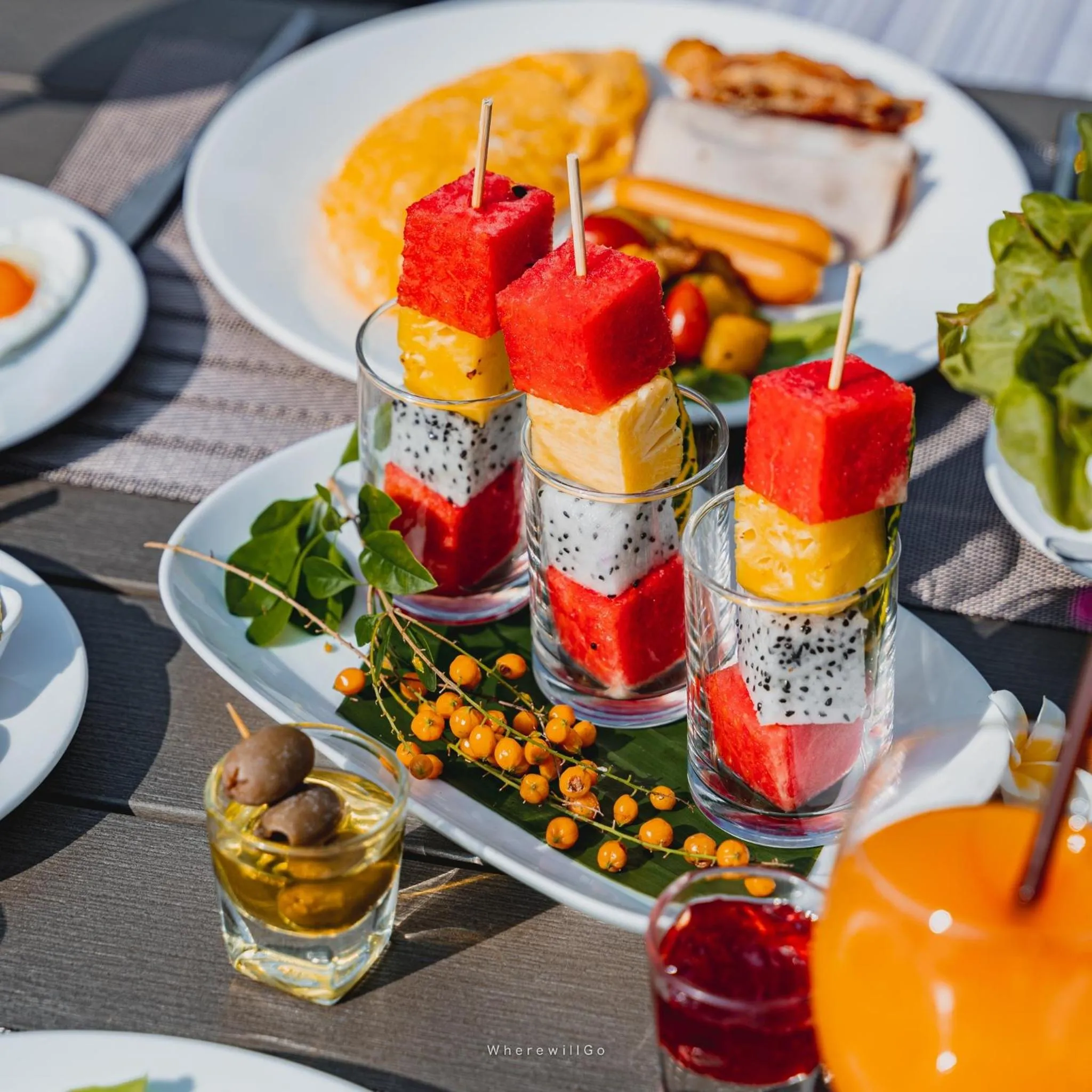 Breakfast in Racha Kiri Resort & Spa, Khanom