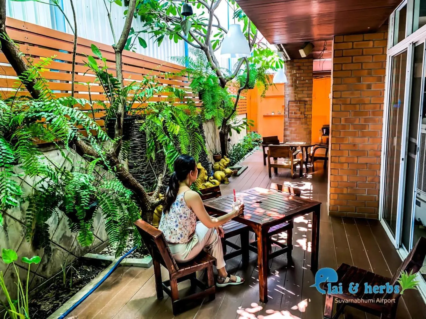 Garden in Plai And Herbs Suvarnabhumi Airport
