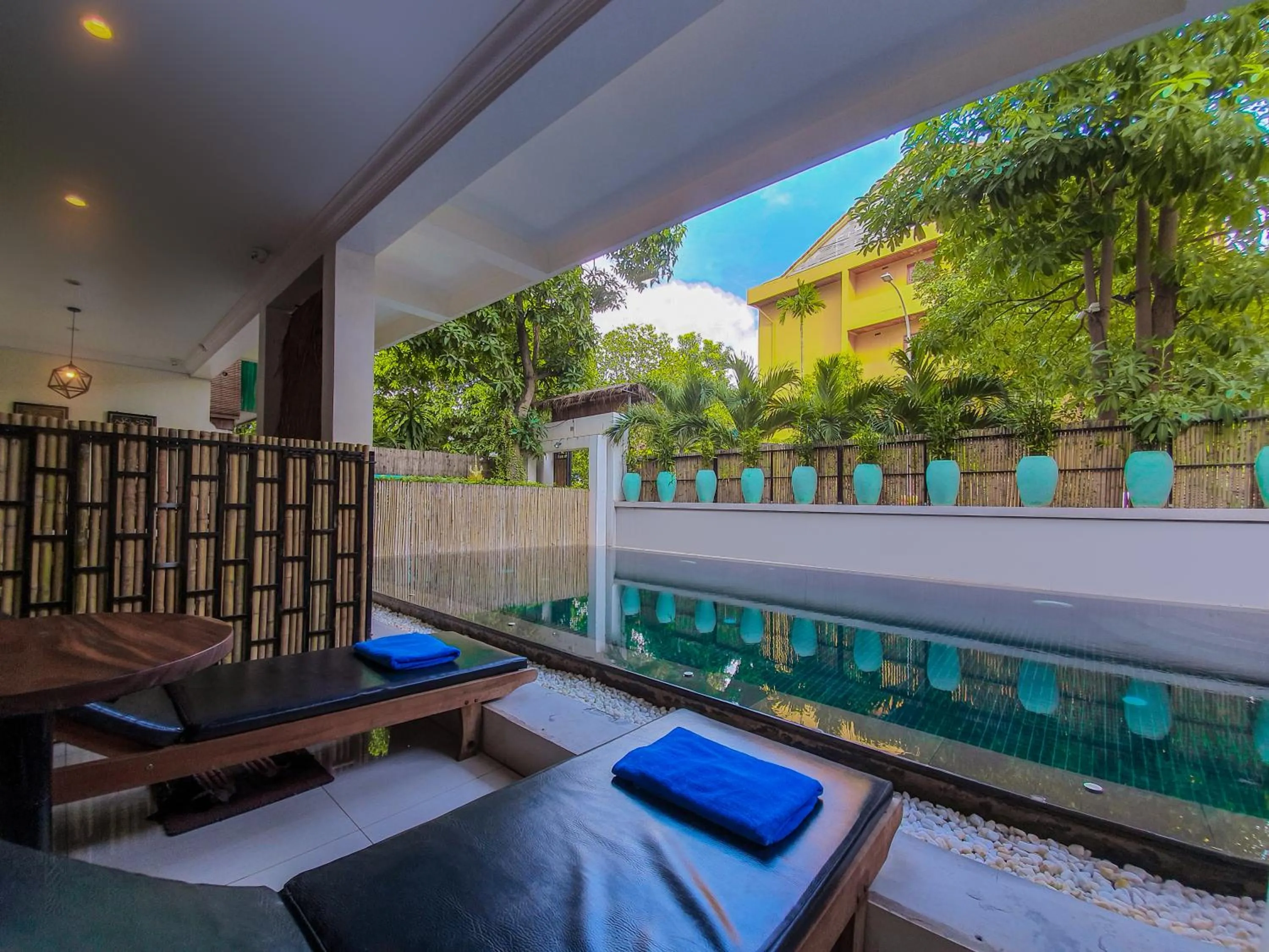 Seating area in Plumeria Hotel & Spa