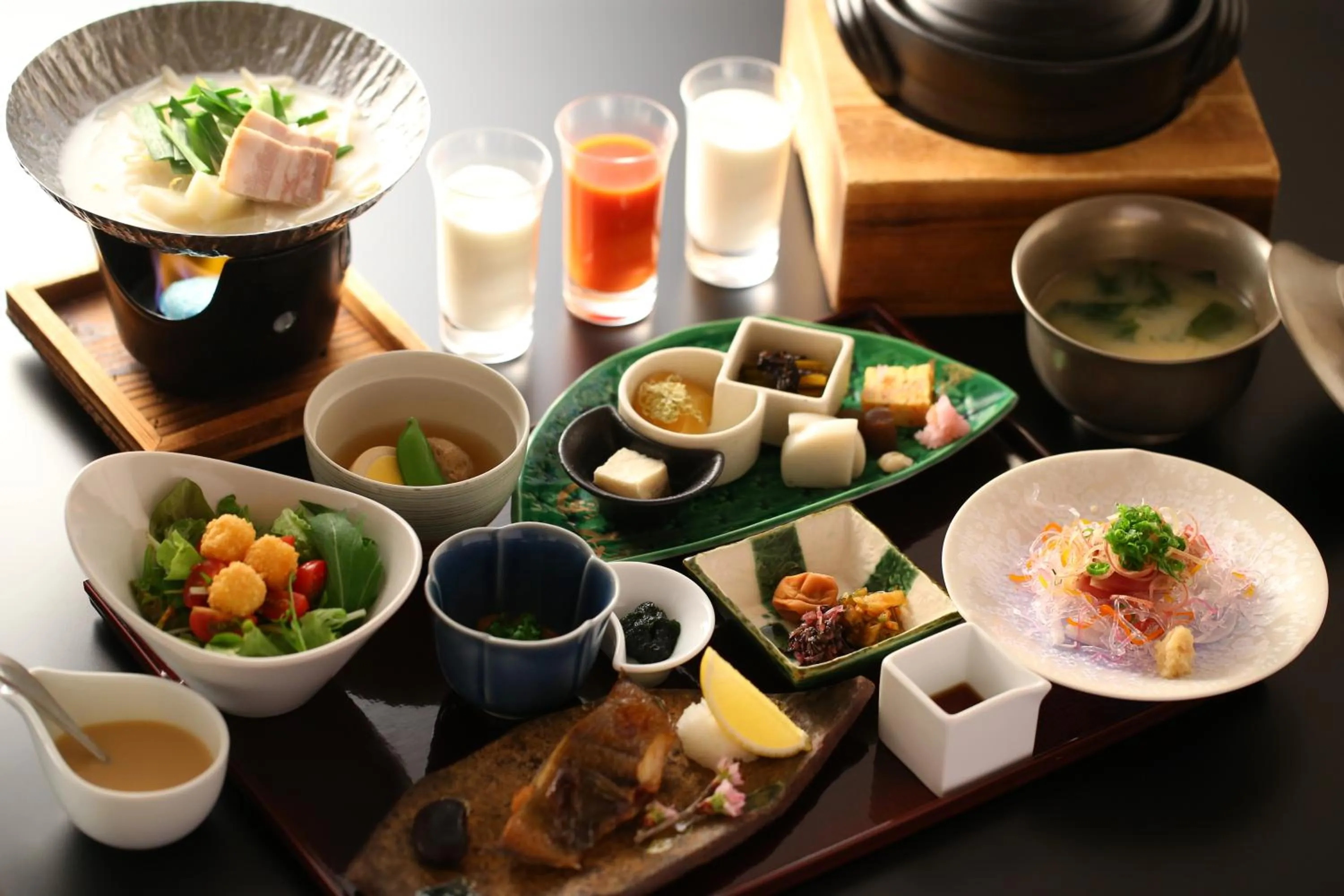 Asian breakfast in Kitanokaze Saryo (Adult Only)
