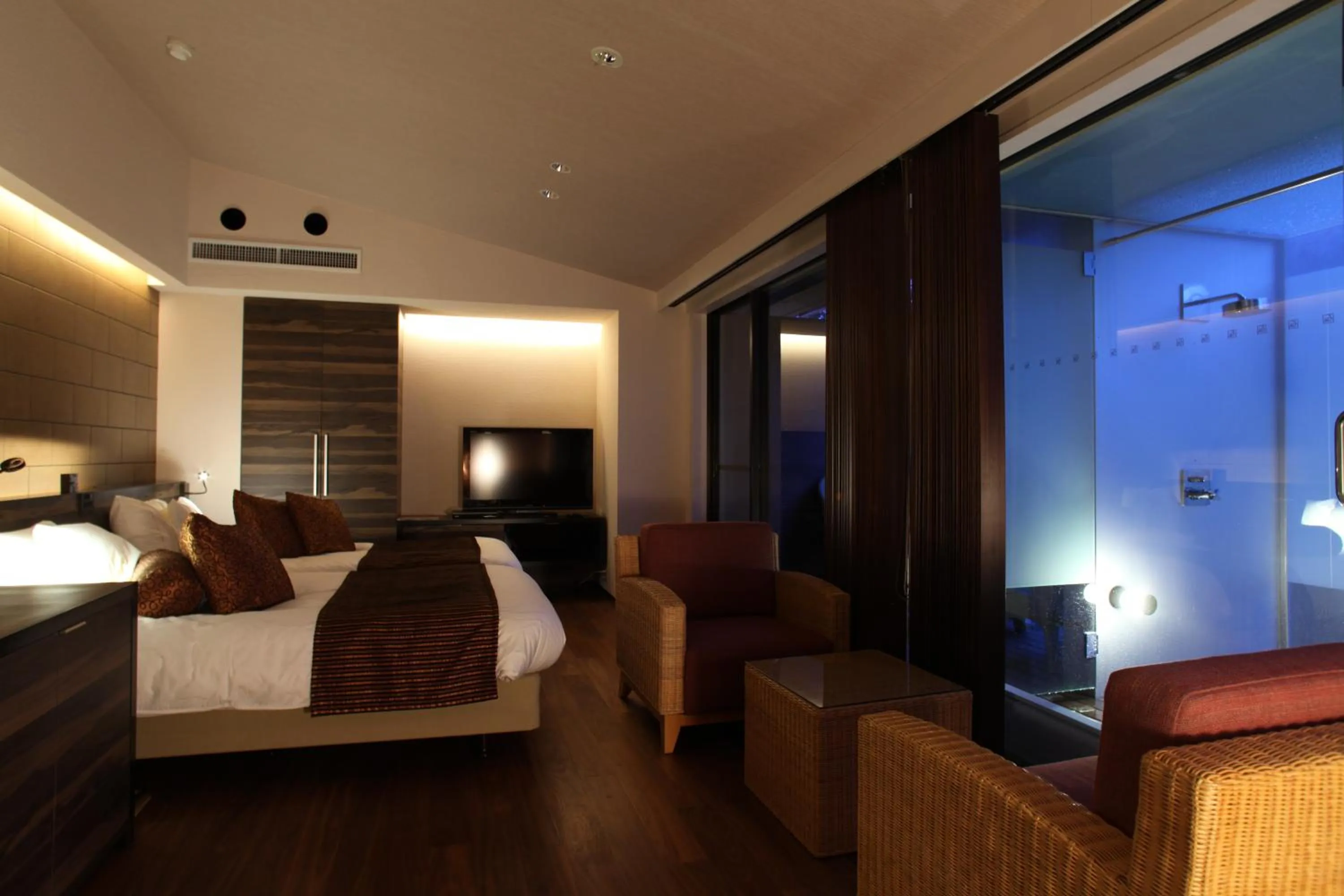 Photo of the whole room, Bed in Kitanokaze Saryo (Adult Only)