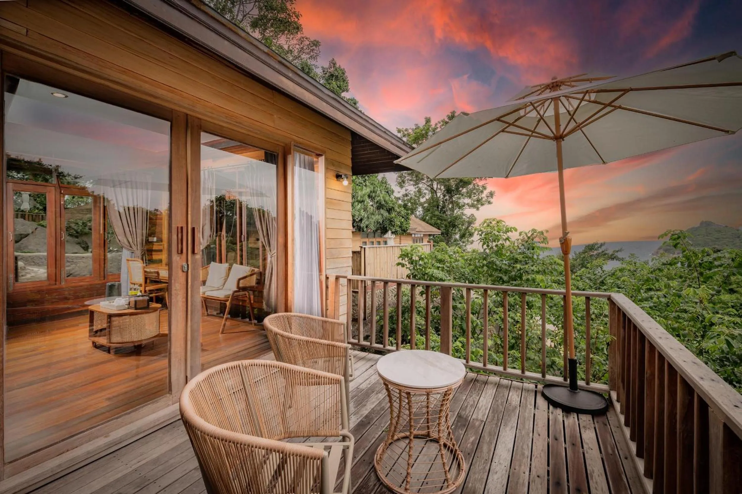 Balcony/Terrace in Dusit Buncha Koh Tao by Riya Group