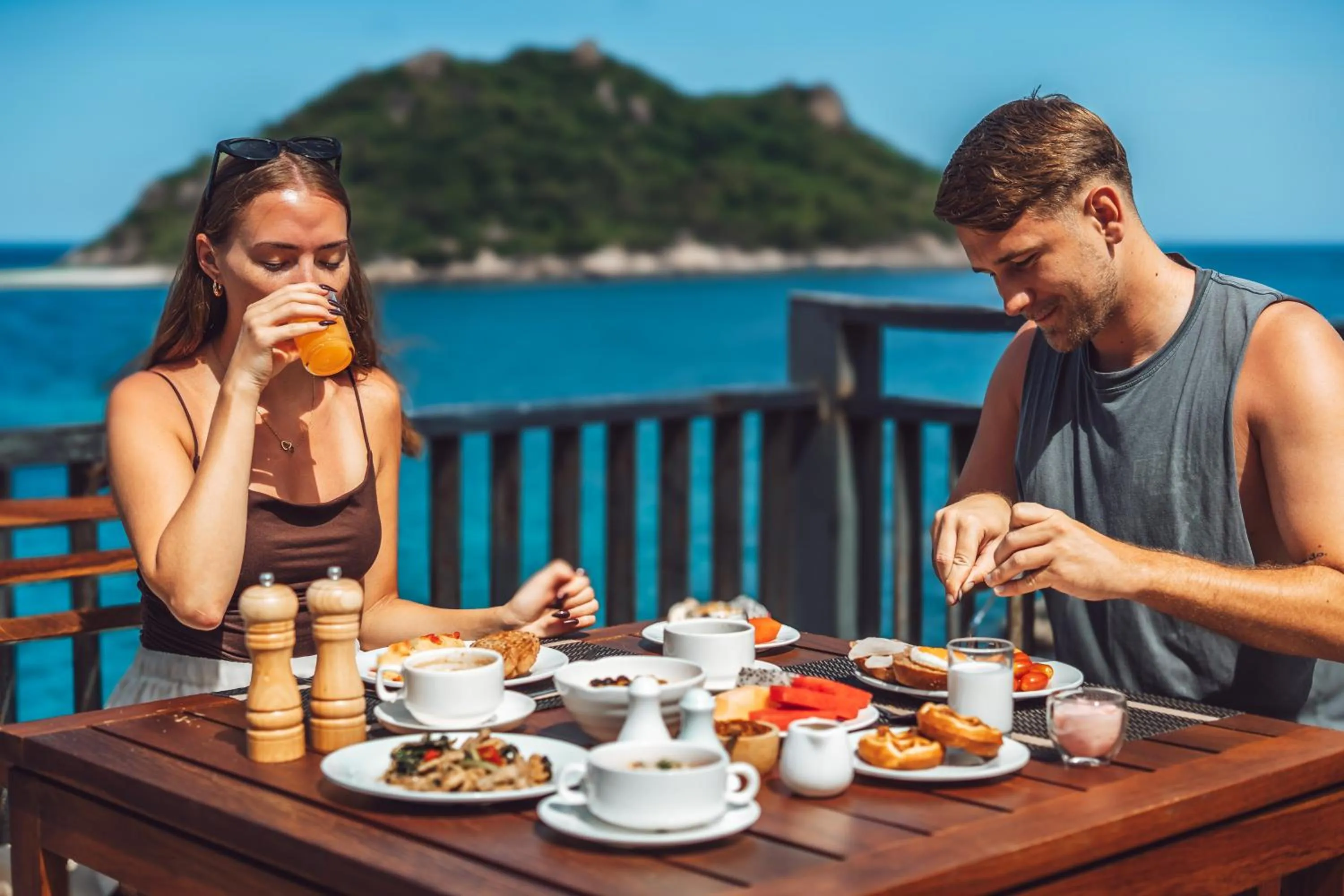 Breakfast in Dusit Buncha Koh Tao by Riya Group