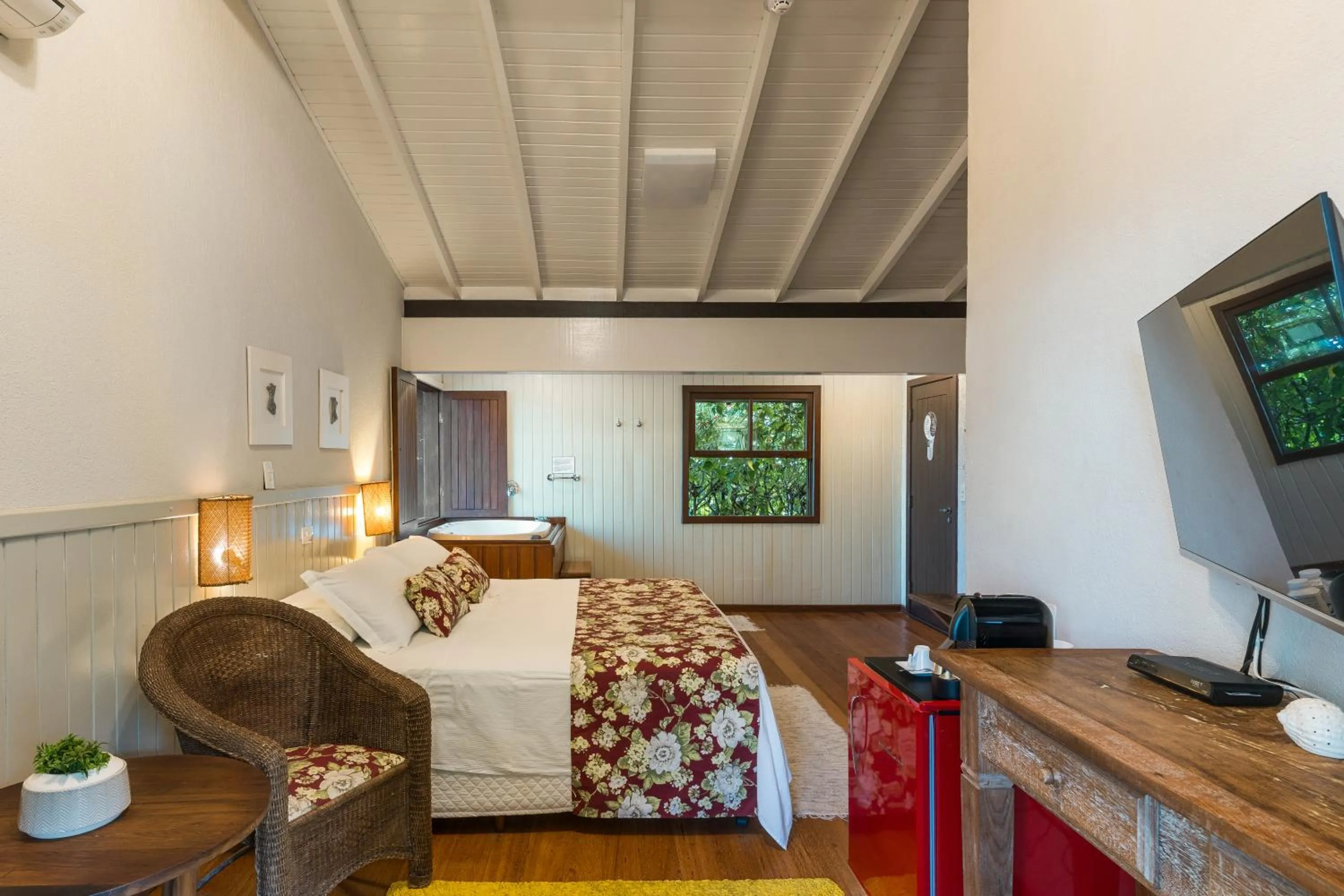 Bed in Pousada Vila Tamarindo Eco Lodge