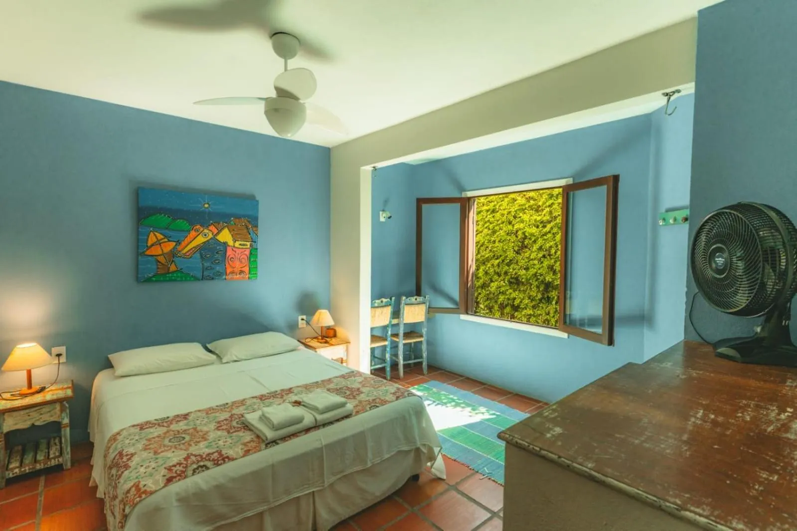 Bed in Pousada Vila Tamarindo Eco Lodge