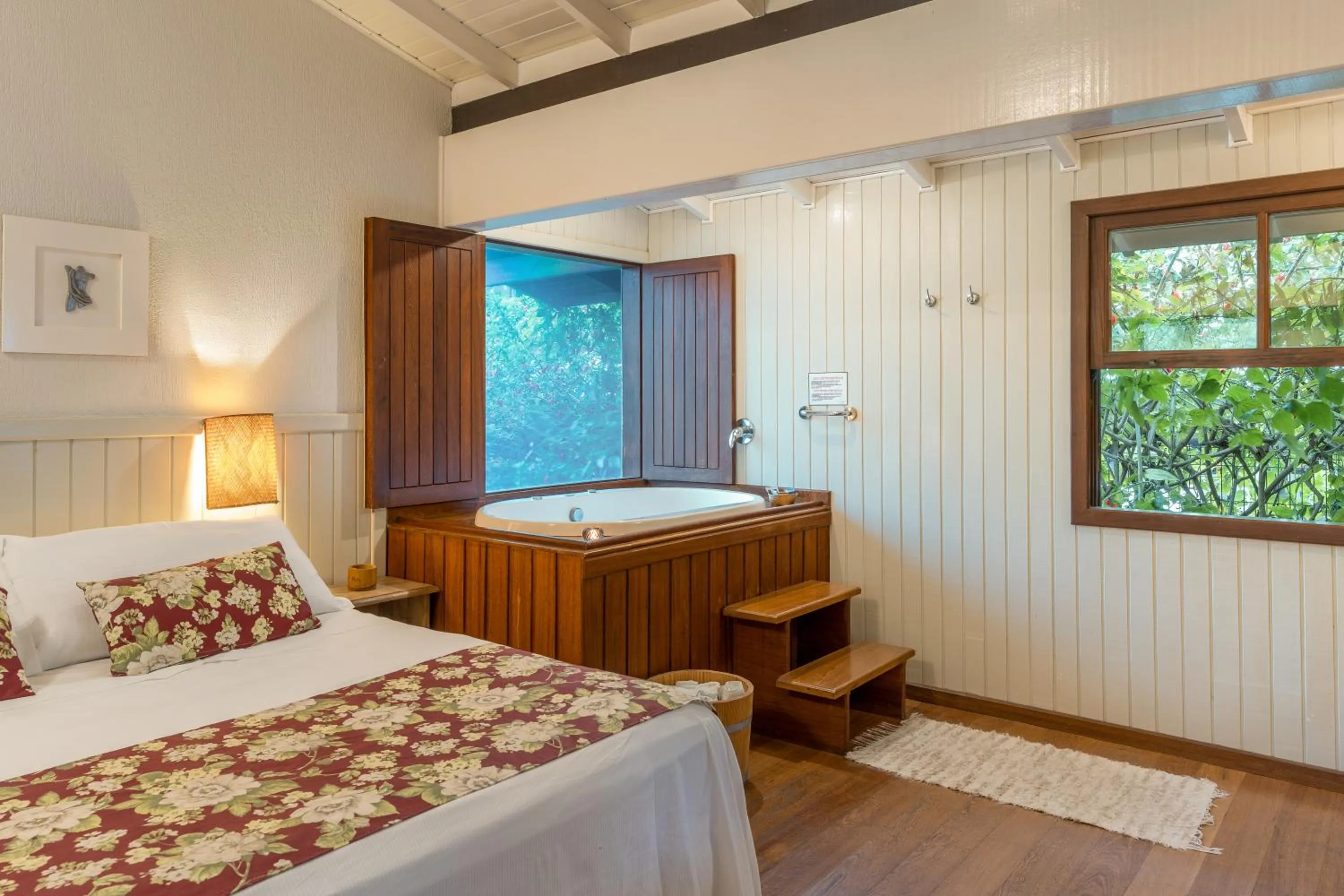 Bed in Pousada Vila Tamarindo Eco Lodge