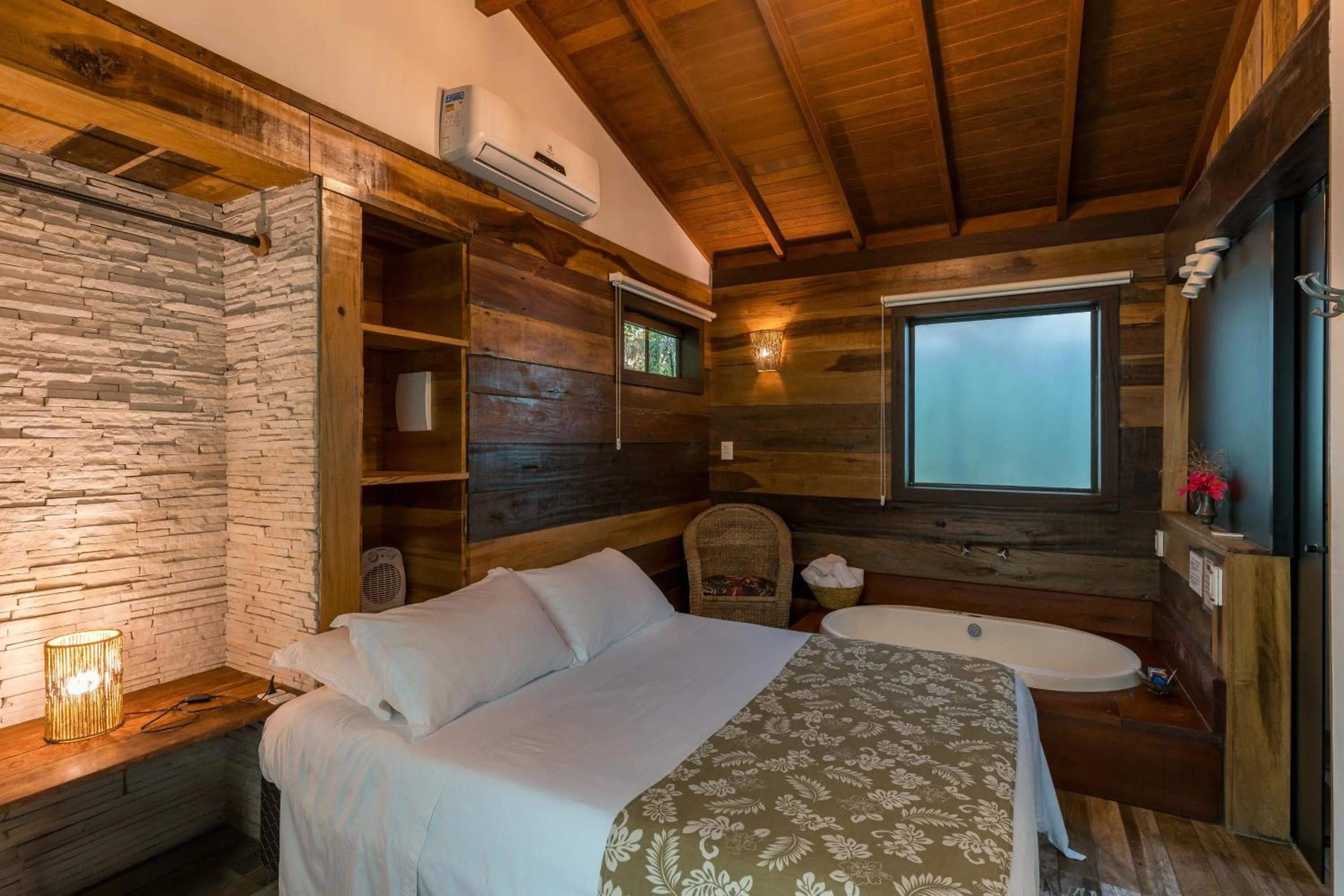 Bed in Pousada Vila Tamarindo Eco Lodge