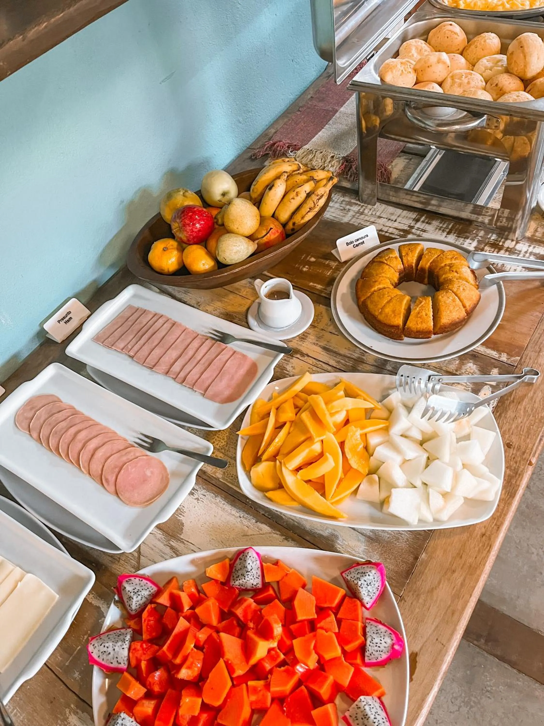 Breakfast in Pousada Vila Tamarindo Eco Lodge