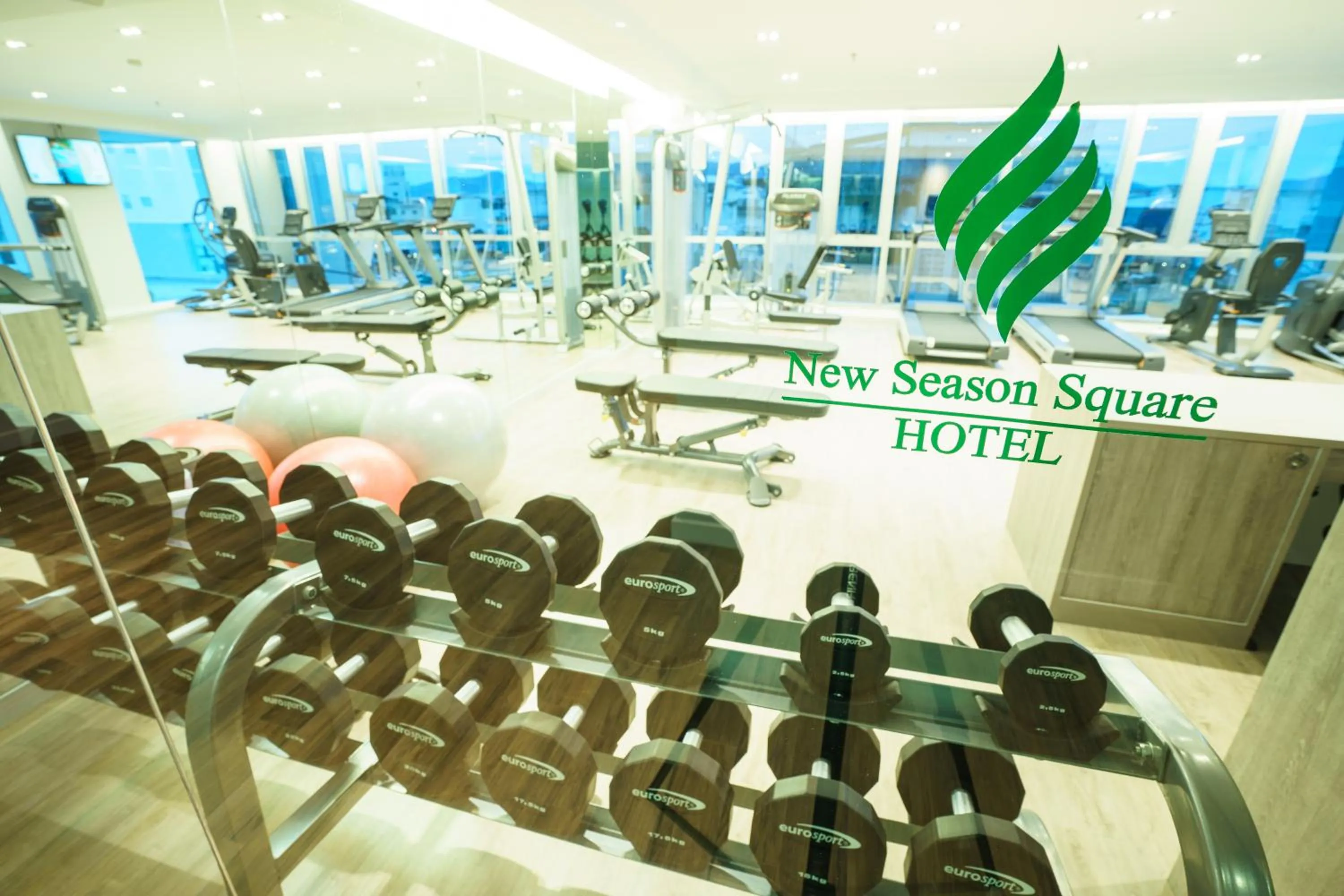 Fitness centre/facilities in New Season Square Hotel