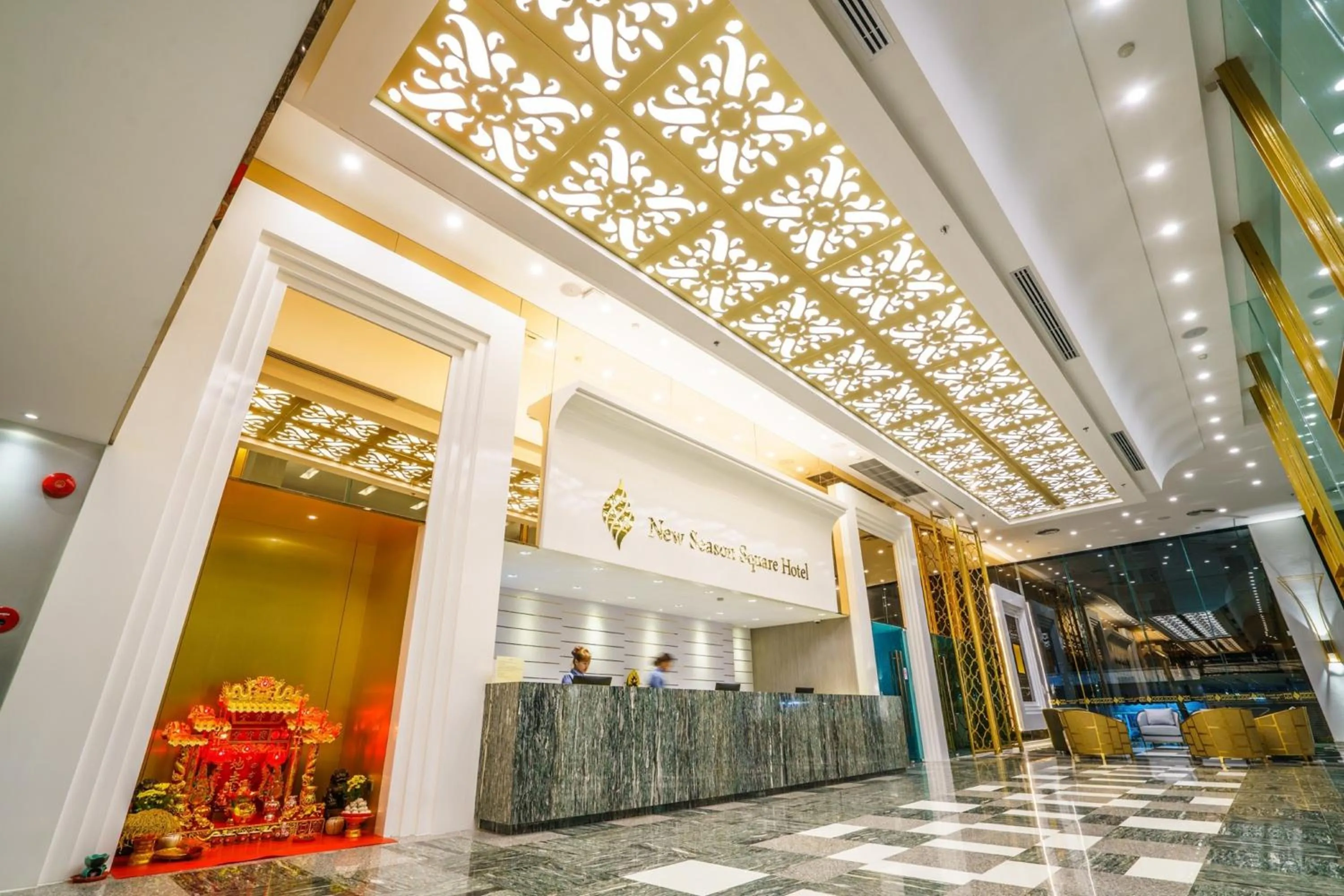 Lobby or reception in New Season Square Hotel