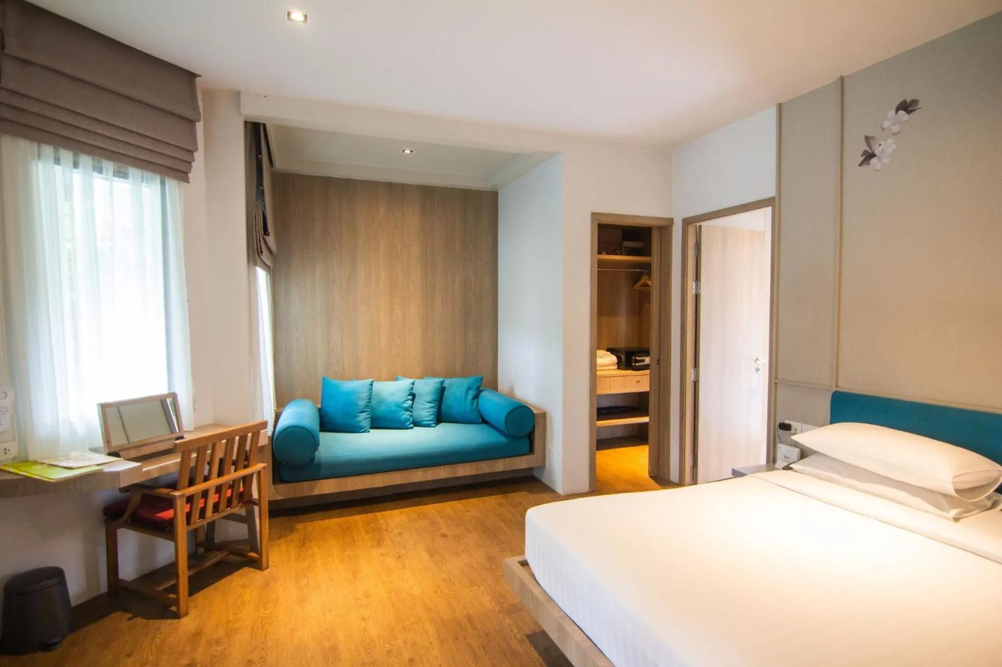 Bed in Bann Pantai Resort