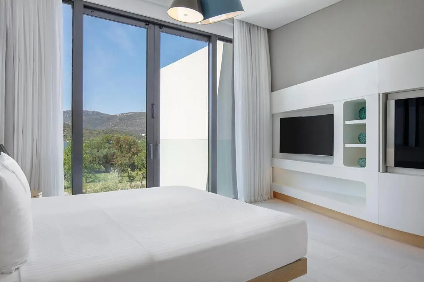 Deluxe King Room with Terrace - Partial Sea View in Susona Bodrum, LXR Hotels & Resorts Deluxe King Room with Terrace - Partial Sea View in Susona Bodrum, LXR Hotels & Resorts